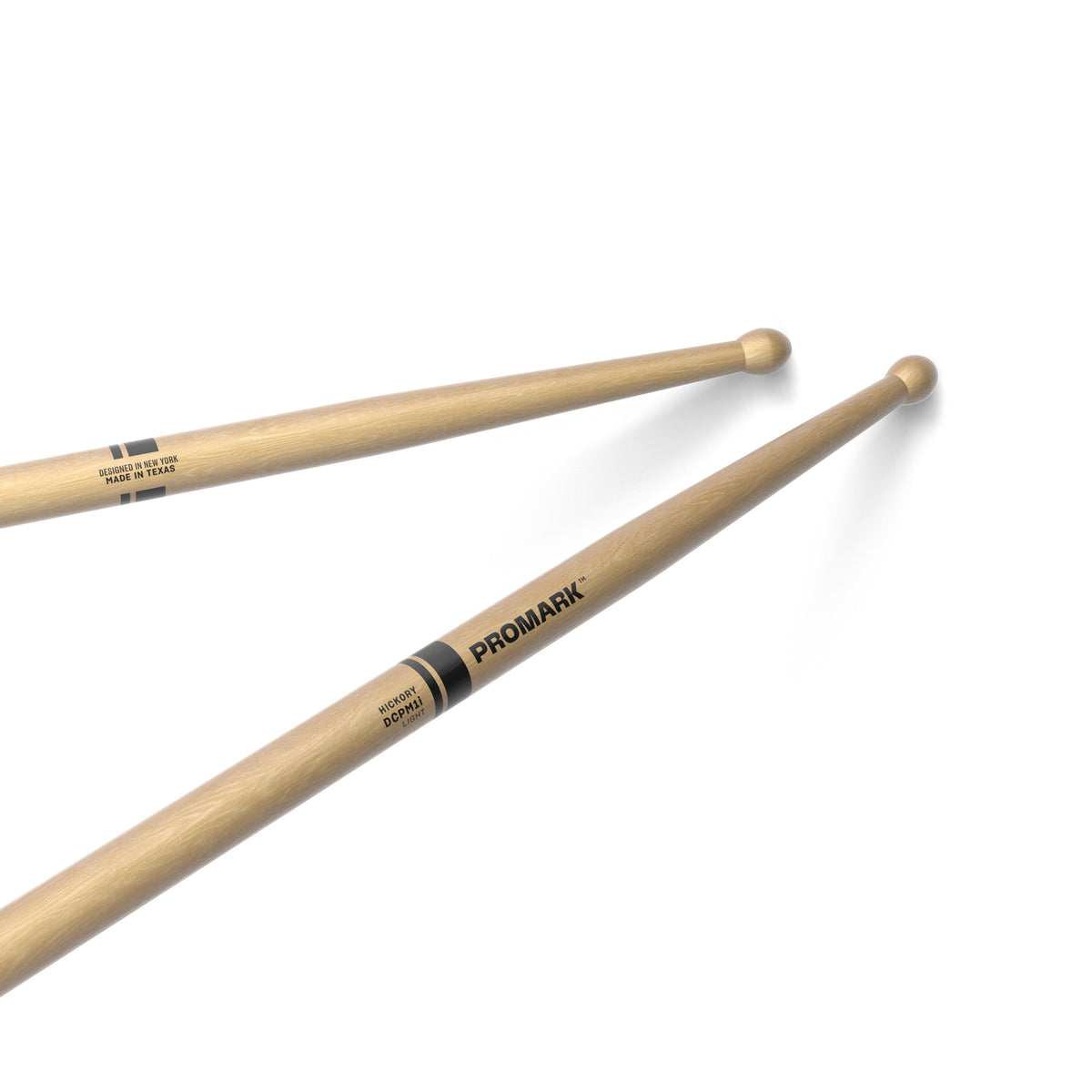 Promark DCPM1i Light Hickory Marching Drumstick, Wood Tip - Image 1