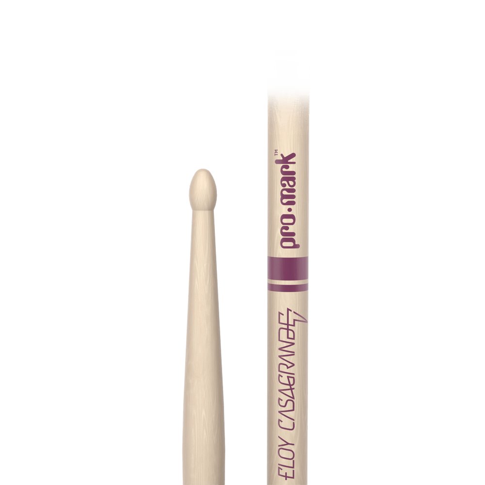 Promark Eloy Casagrande Drumsticks Tip and Purple Signature Label