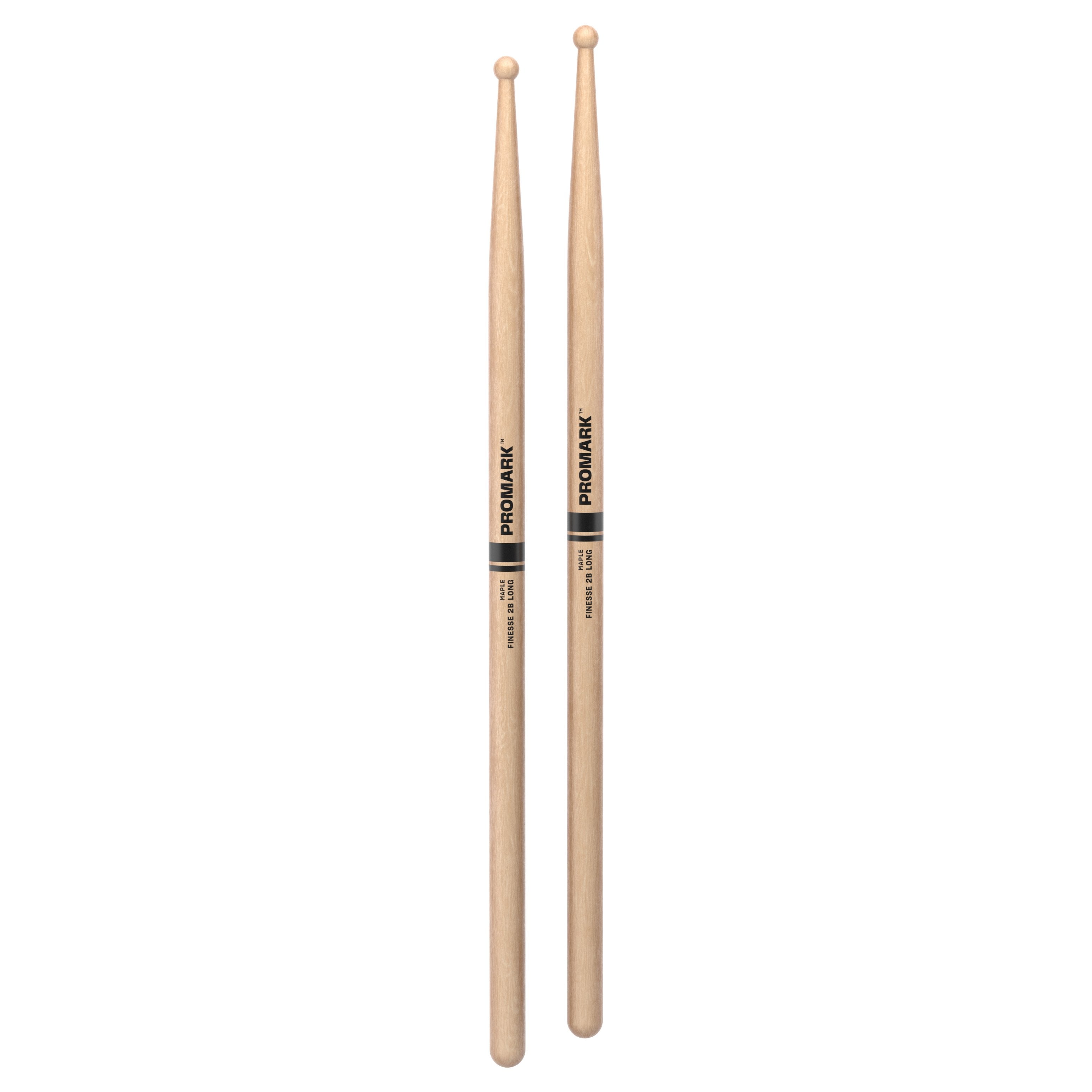 Promark Finesse 2B Long Maple Drumsticks - Image 3