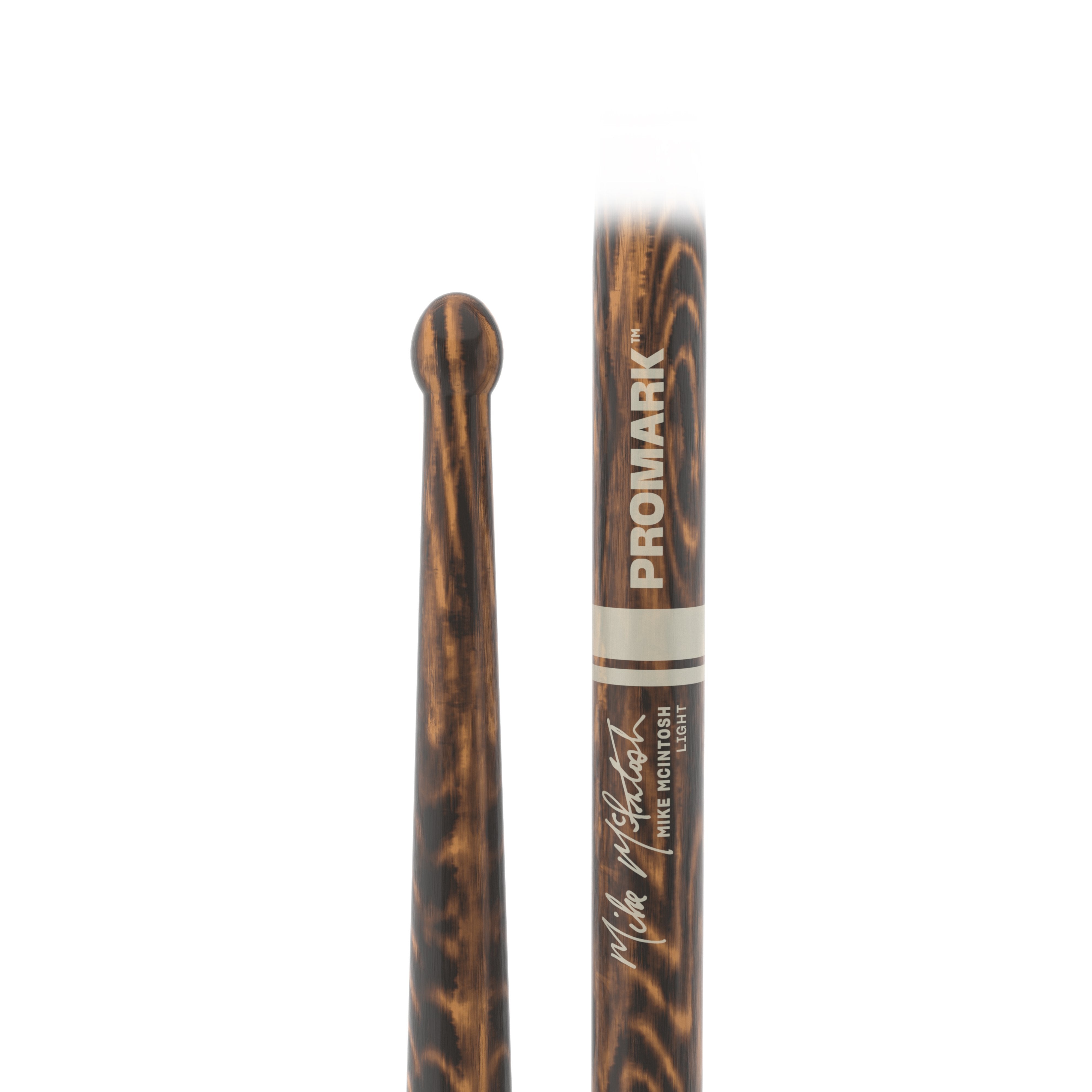 Promark Mike McIntosh Light FireGrain Marching Snare Drumsticks - Image 2