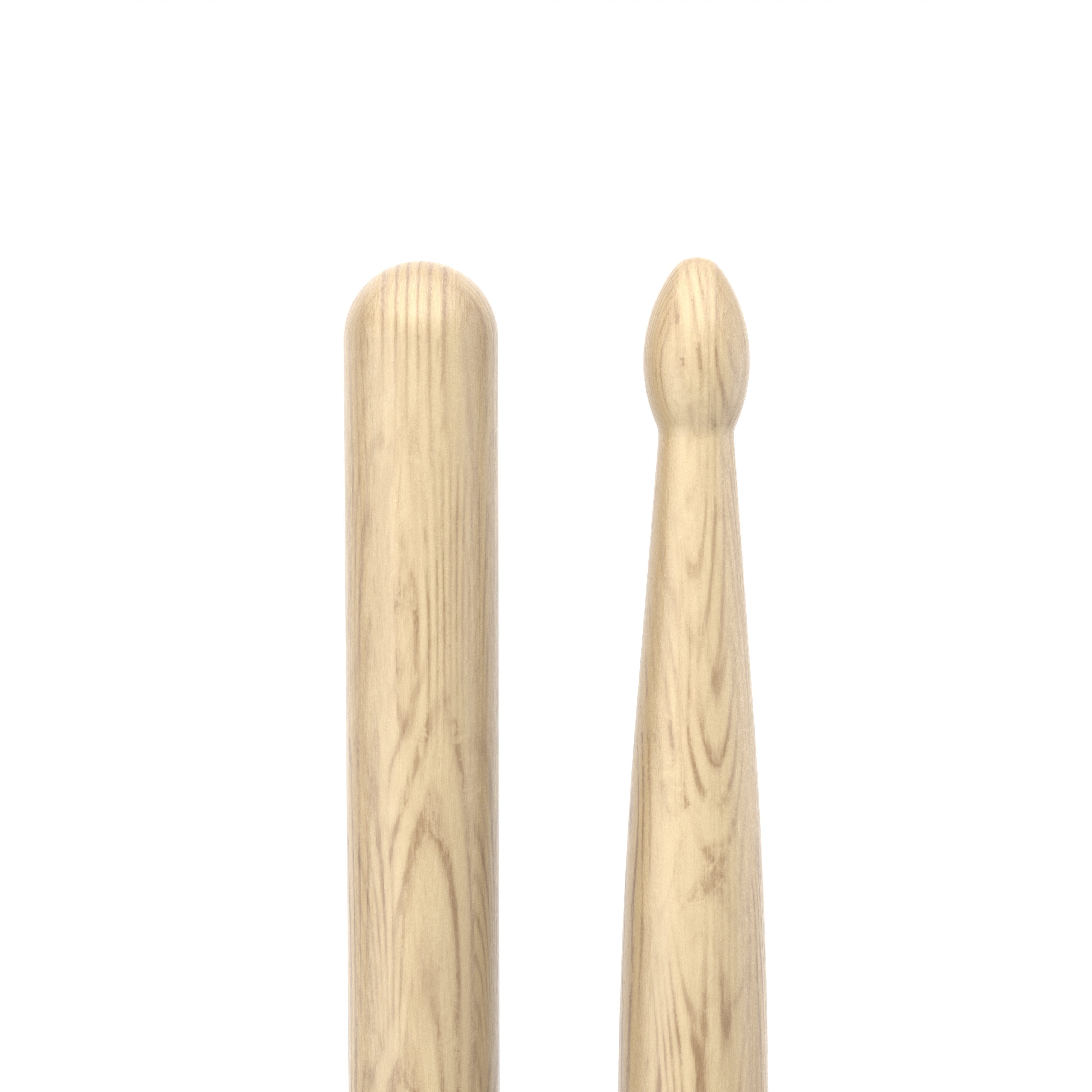 Promark PW5AW Classic Attack Shira Kashi Oak 5A Wood Tip Drumsticks - Image 4