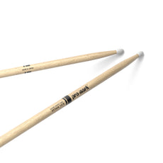 Promark PW747BN Japanese Oak Super Rock Nylon Tip Drumsticks - Image 1