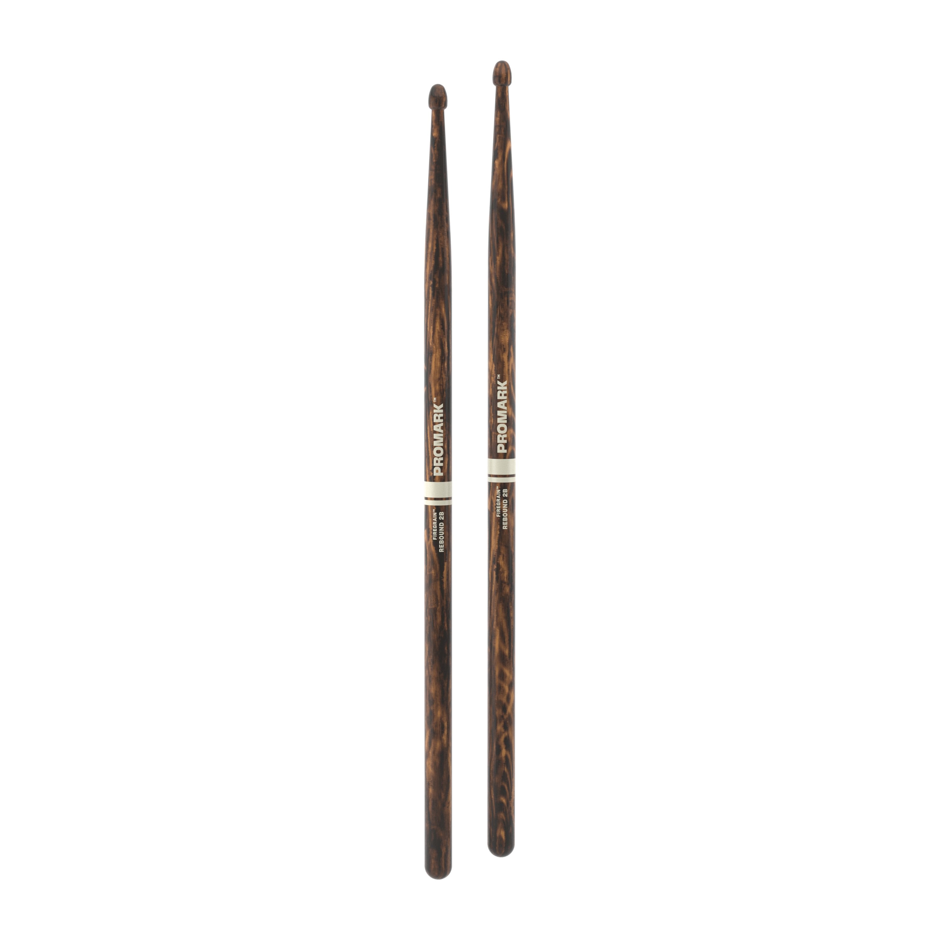 Promark Rebound 2B FireGrain Hickory Drumsticks - Image 3