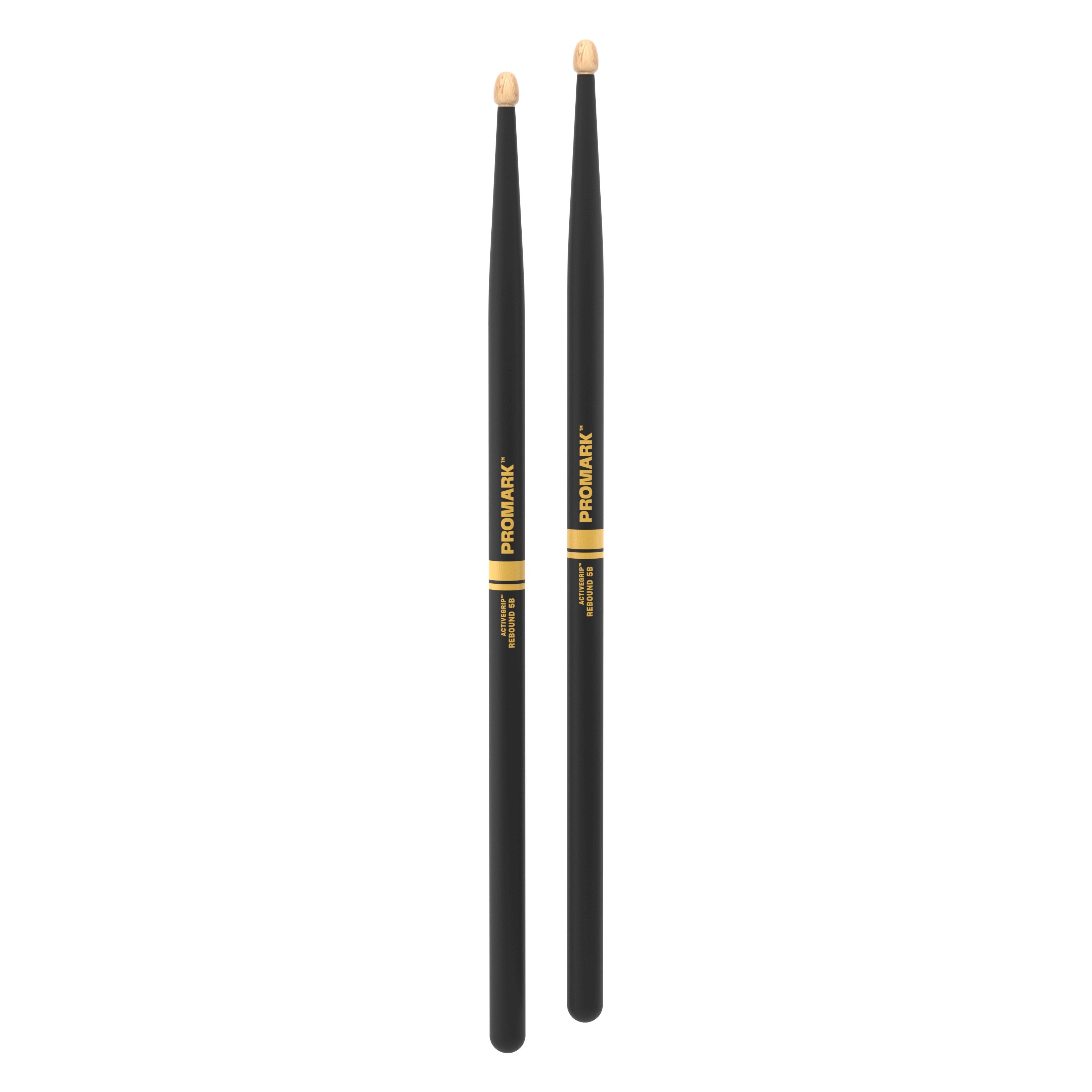 Promark Rebound R5BAG 5B ActiveGrip Acorn Tip Drumsticks - Image 3