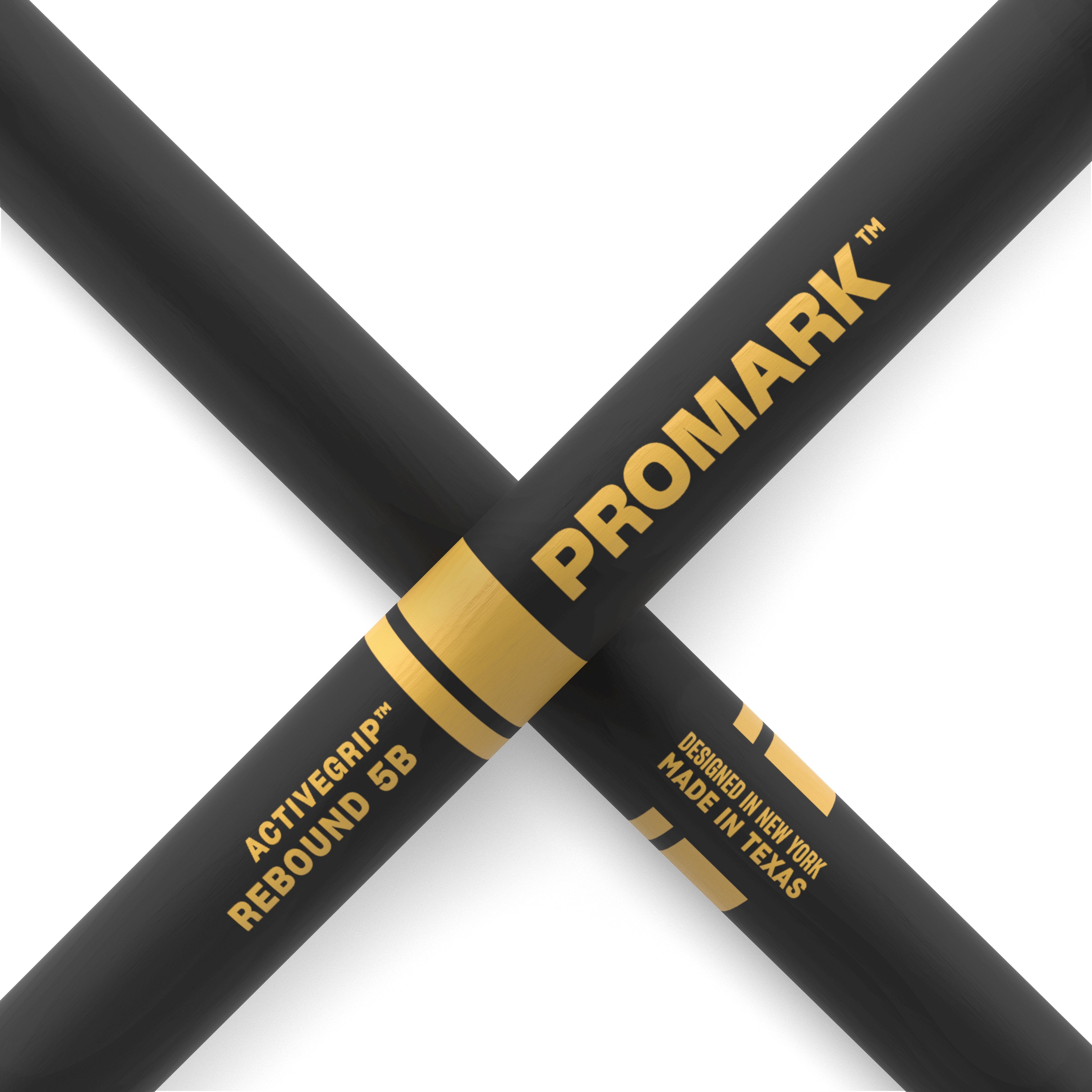 Promark Rebound R5BAG 5B ActiveGrip Acorn Tip Drumsticks - Image 5
