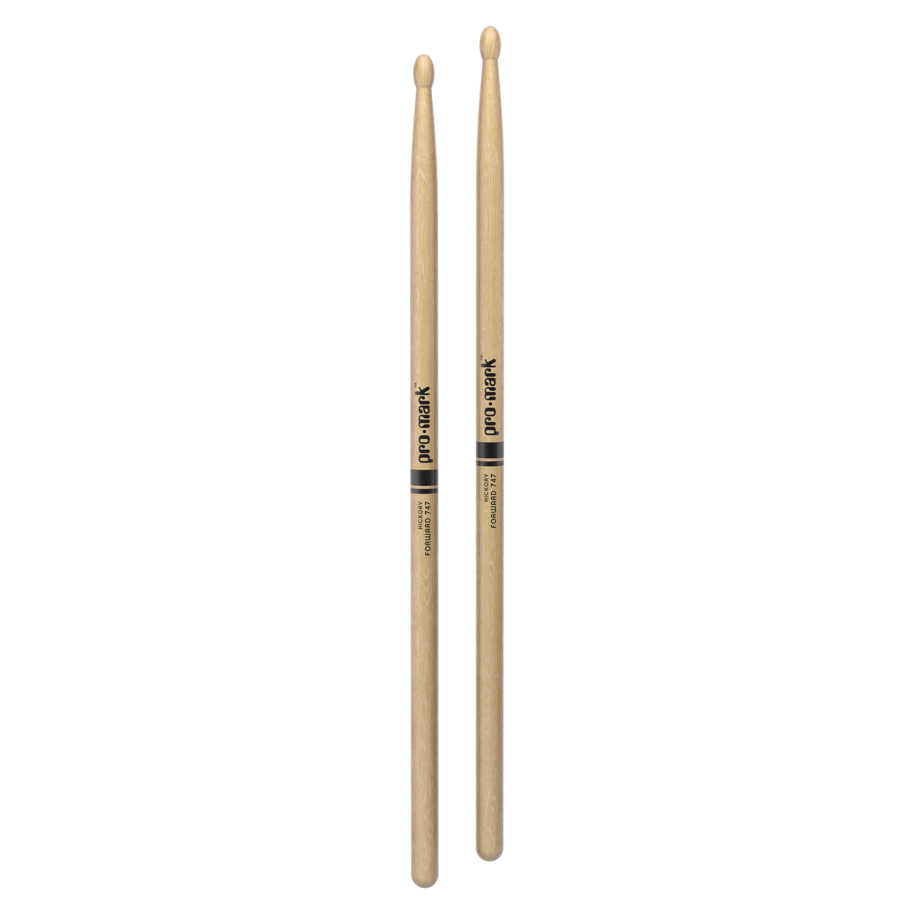 Promark TX747W Classic Forward 747 Wood Tip Drumsticks - Image 3