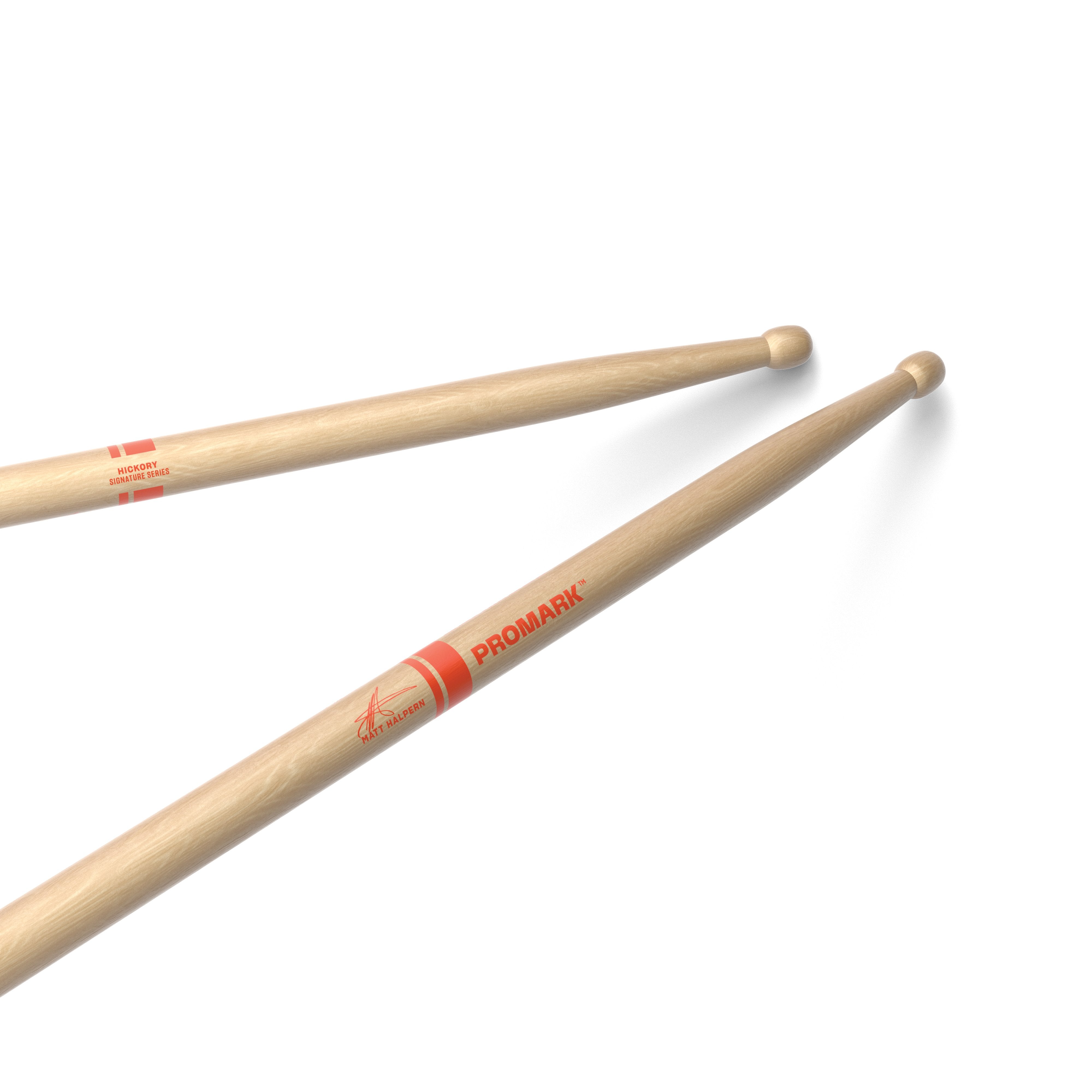 Promark TXMHW Matt Halpern Drum Sticks - Wood Tip - Image 1