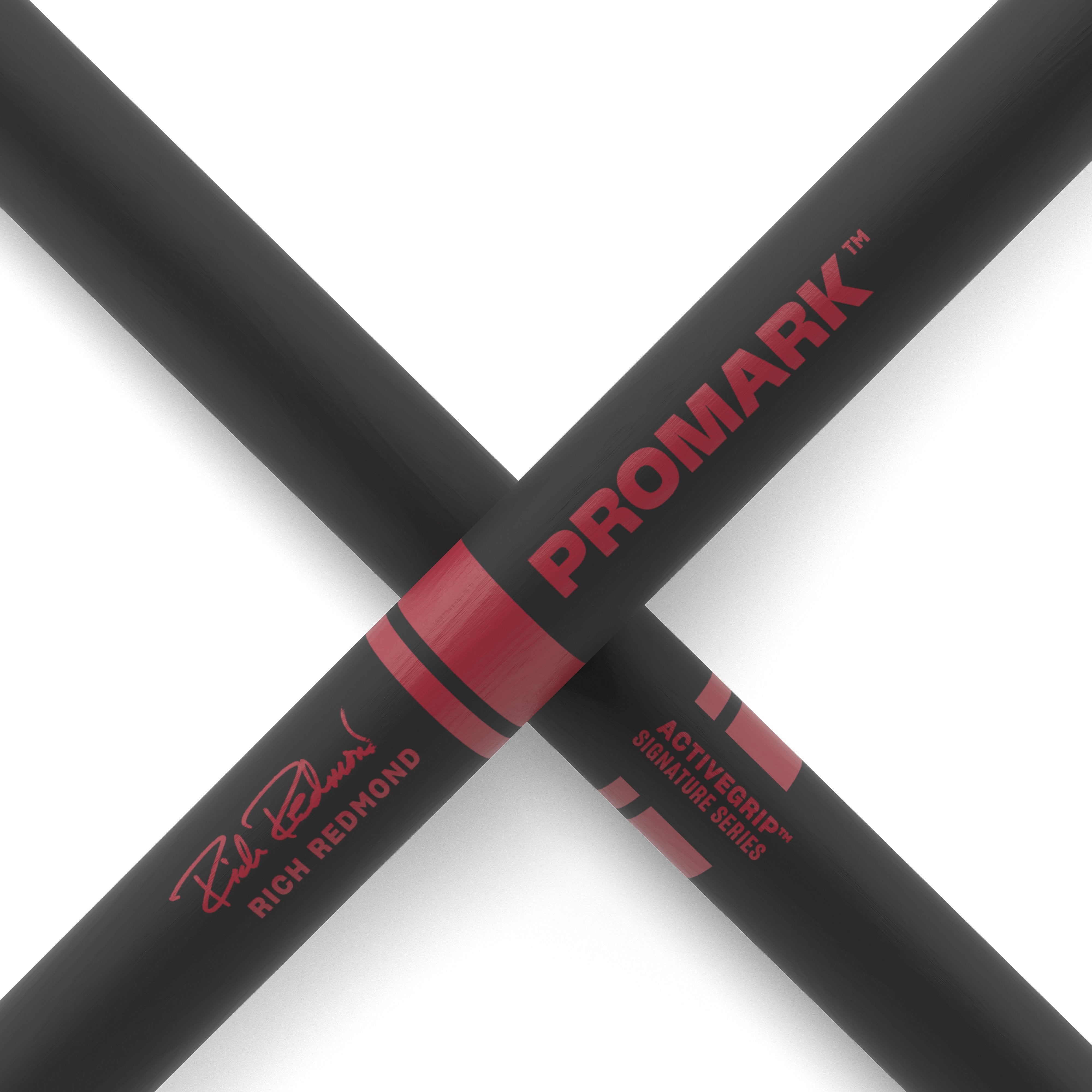 Promark TXRRW-AG Rich Redmond ActiveGrip 595 Drumsticks - Wood Tip - Image 5