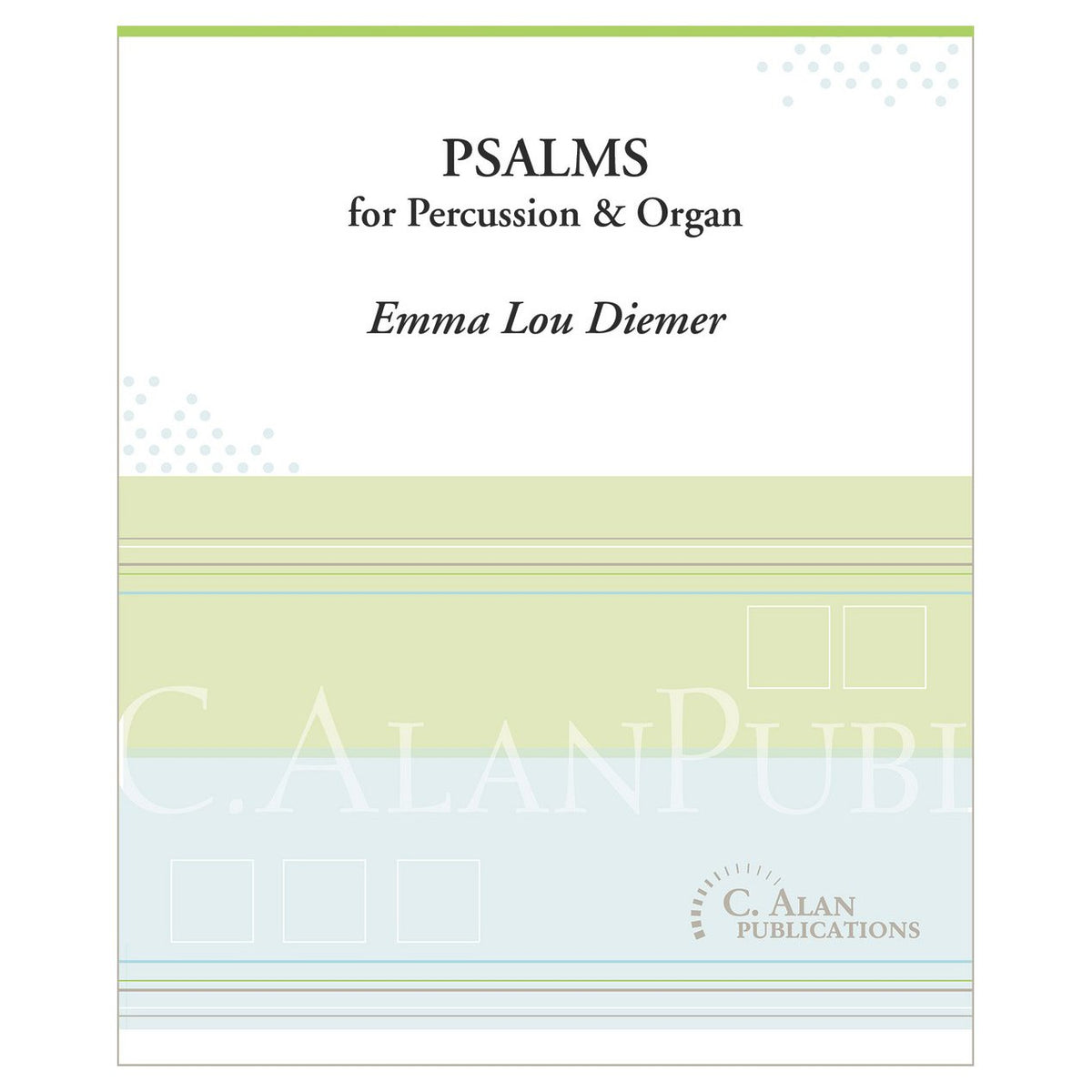 Psalms for Percussion & Organ by Emma Lou Diemer Cover