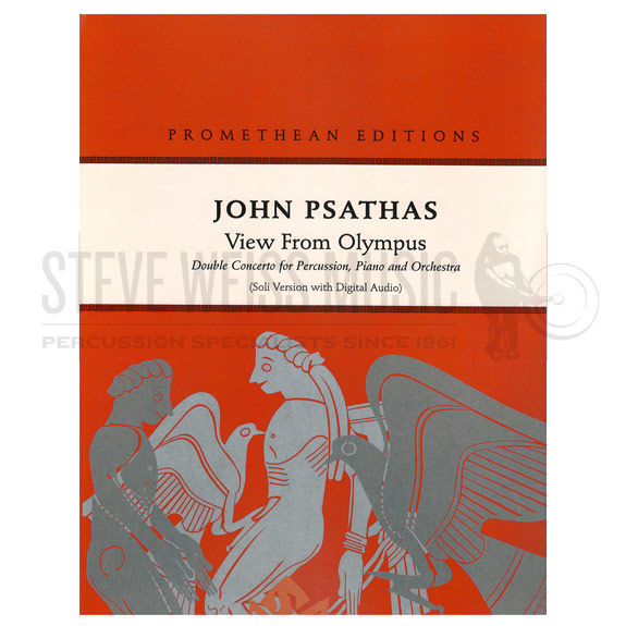 Psathas-View From Olympus (soli version w/digital audio)-V/M /steel drs./dulcimer/P/PN/digital track or orch.