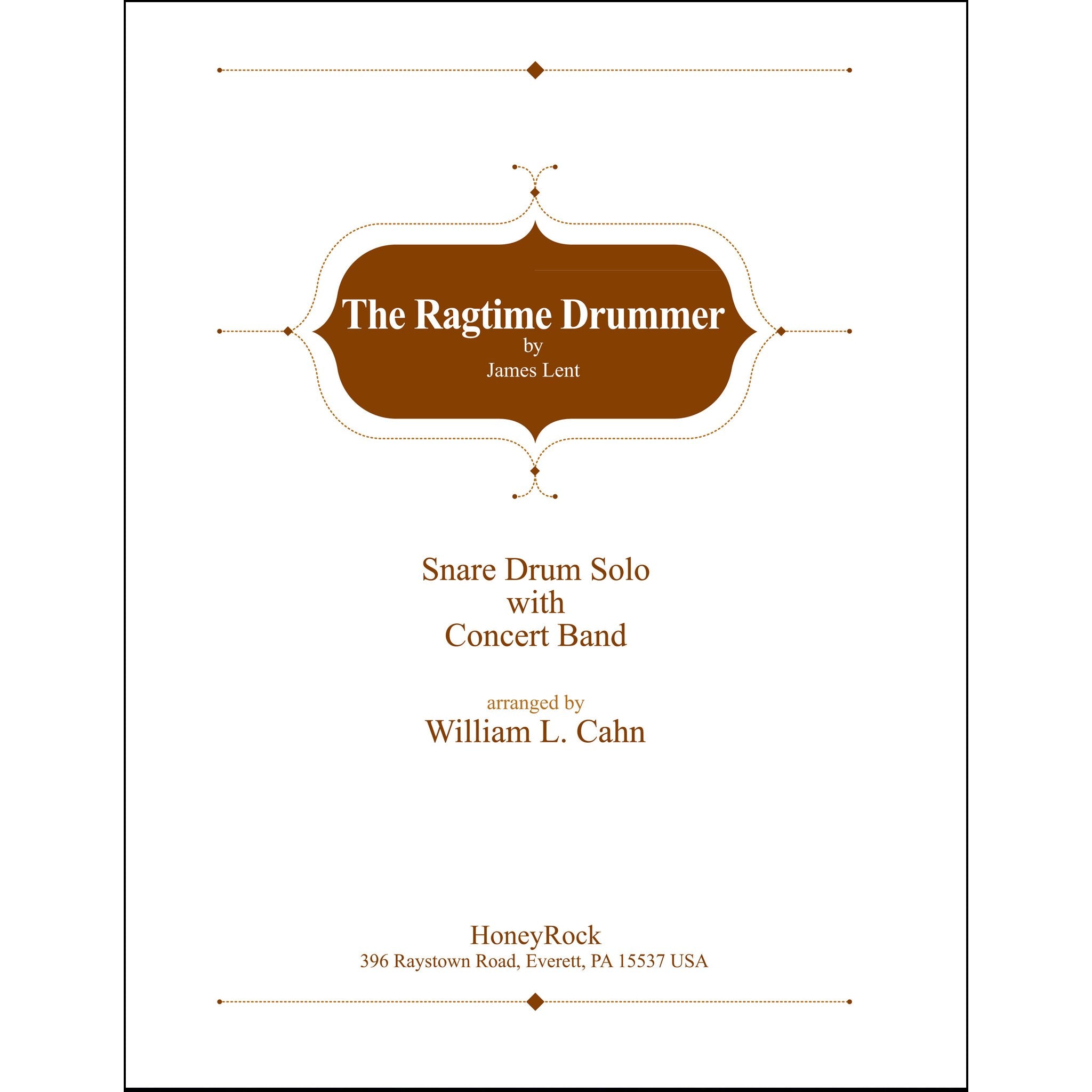 Ragtime Drummer Snare Drum Solo with Concert Band