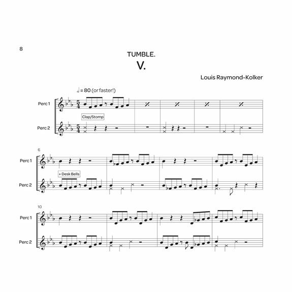 Raymond-Kolker-Tumble (SP)-Desk bells/body perc.