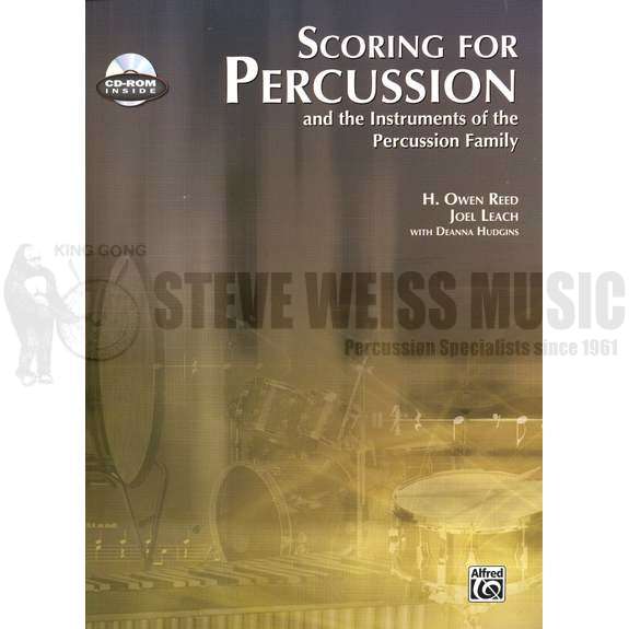 Reed/Leach-Scoring for Percussion (2010 ed. w/CD-ROM)