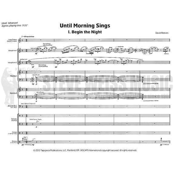 Reeves-Until Morning Sings (SP)-B/2V/C/Cro./2M/DS/P/CB