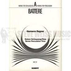 Regner-Seven Percussion Trios(S-n3)-P/2T