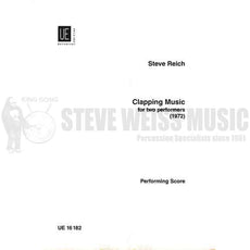 Reich-Clapping Music-2 pairs of hands