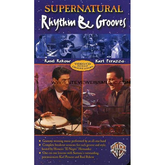 Rekow/Perazza-Supernatural Rhythm & Grooves (VHS and CD)