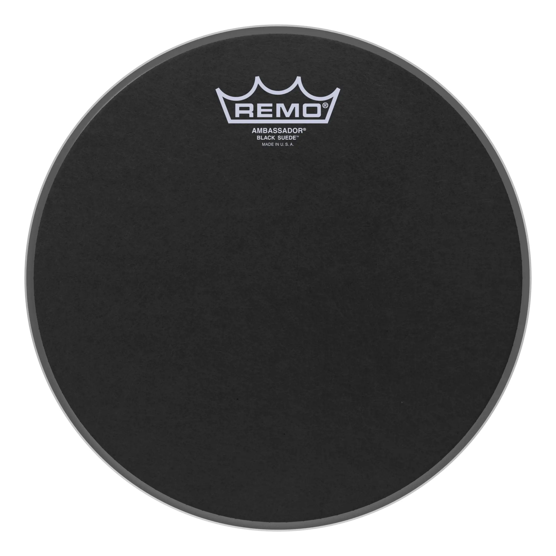 Remo Ambassador Black Suede Drumhead - 10"