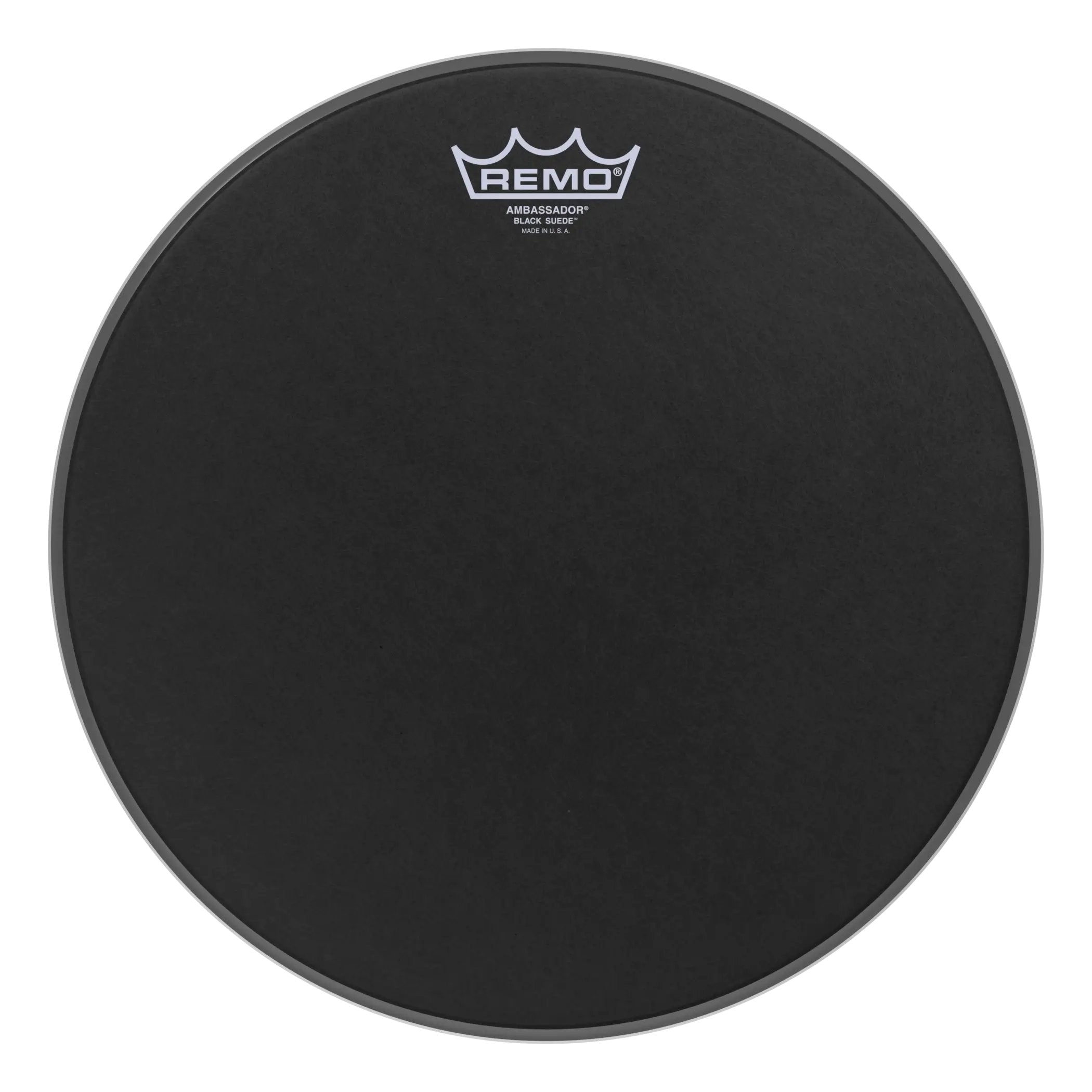 Remo Ambassador Black Suede Drumhead - 13"