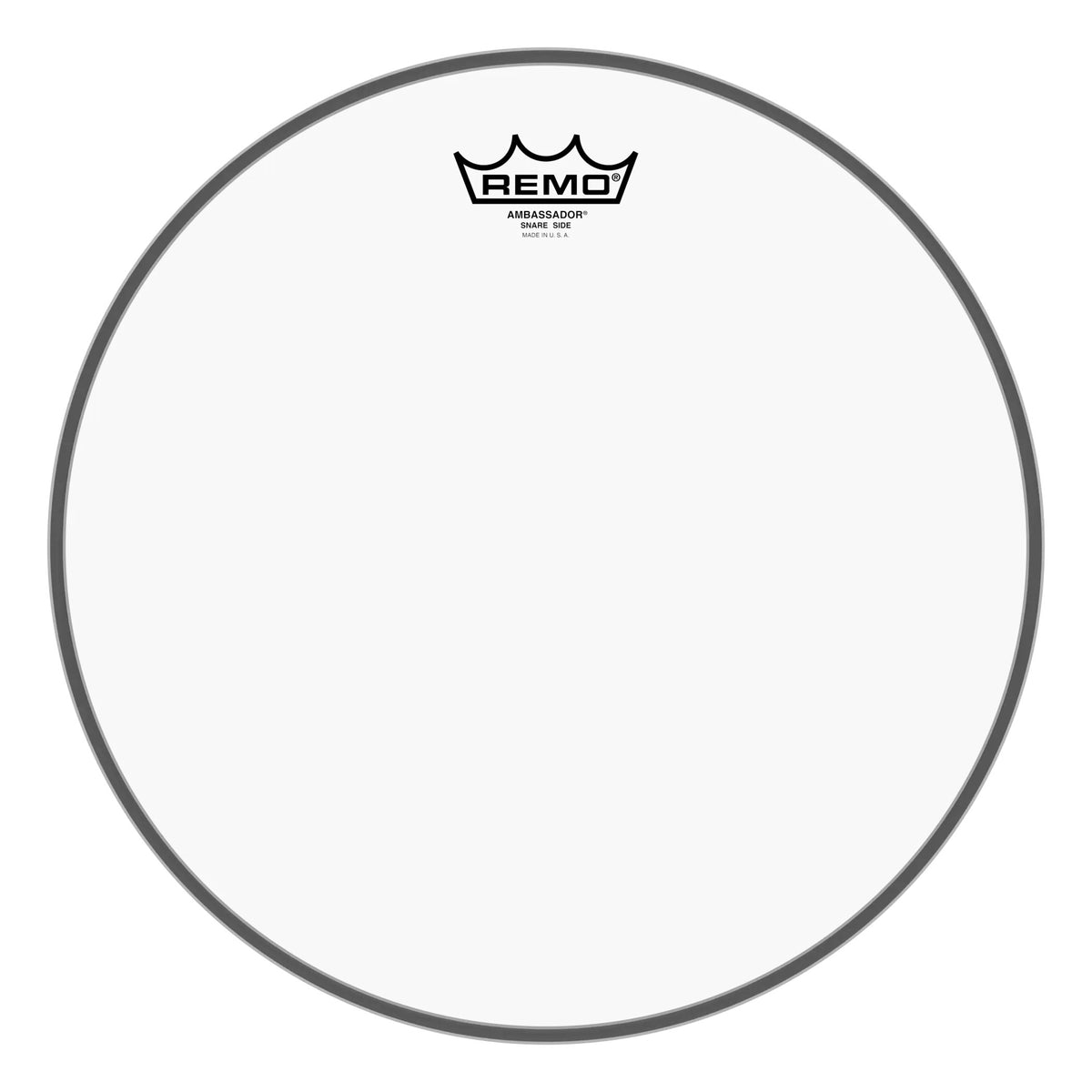 Remo Ambassador Clear Mylar Snare Side Marching Drumhead - 13"