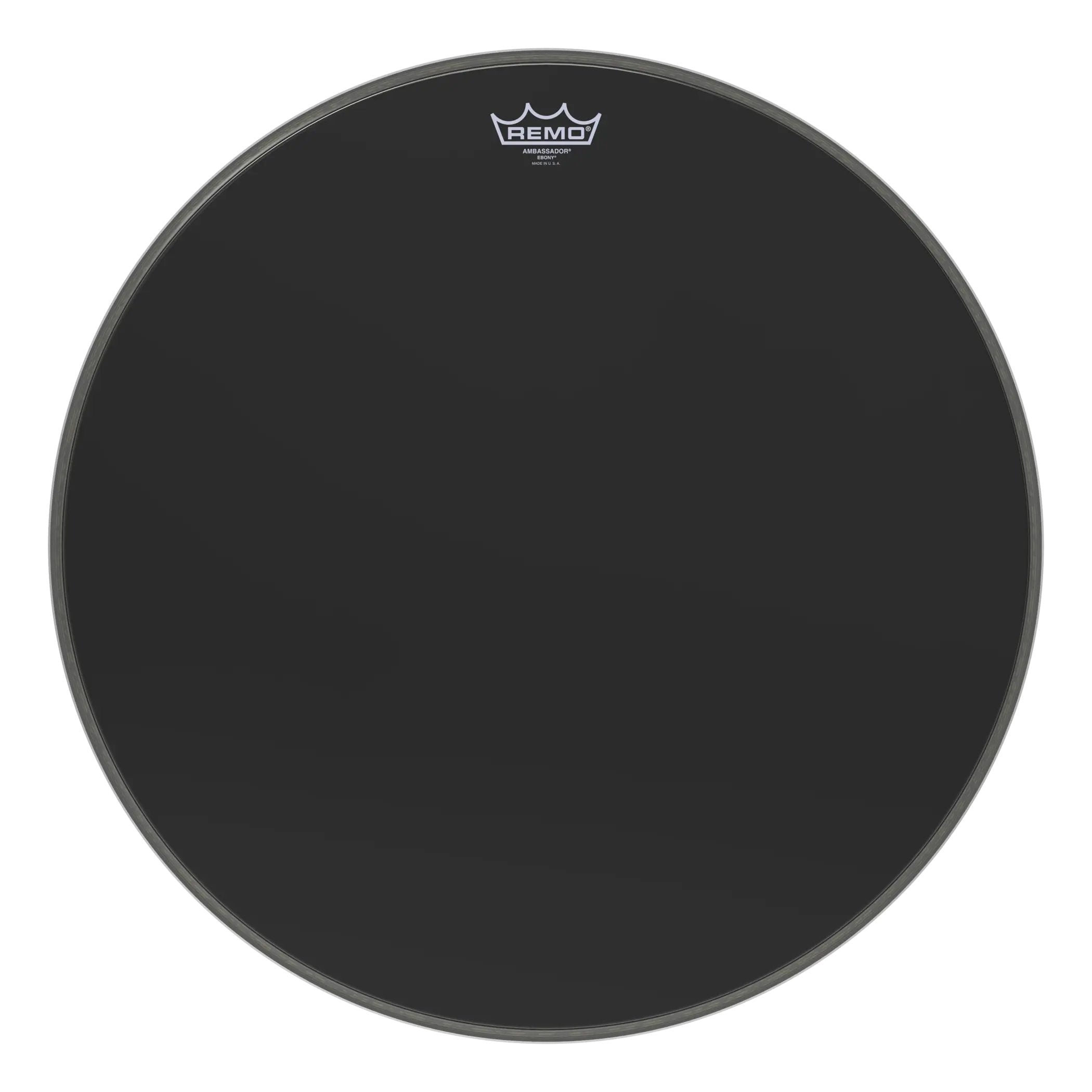 Remo Ambassador Ebony Bass Drumhead - 22"