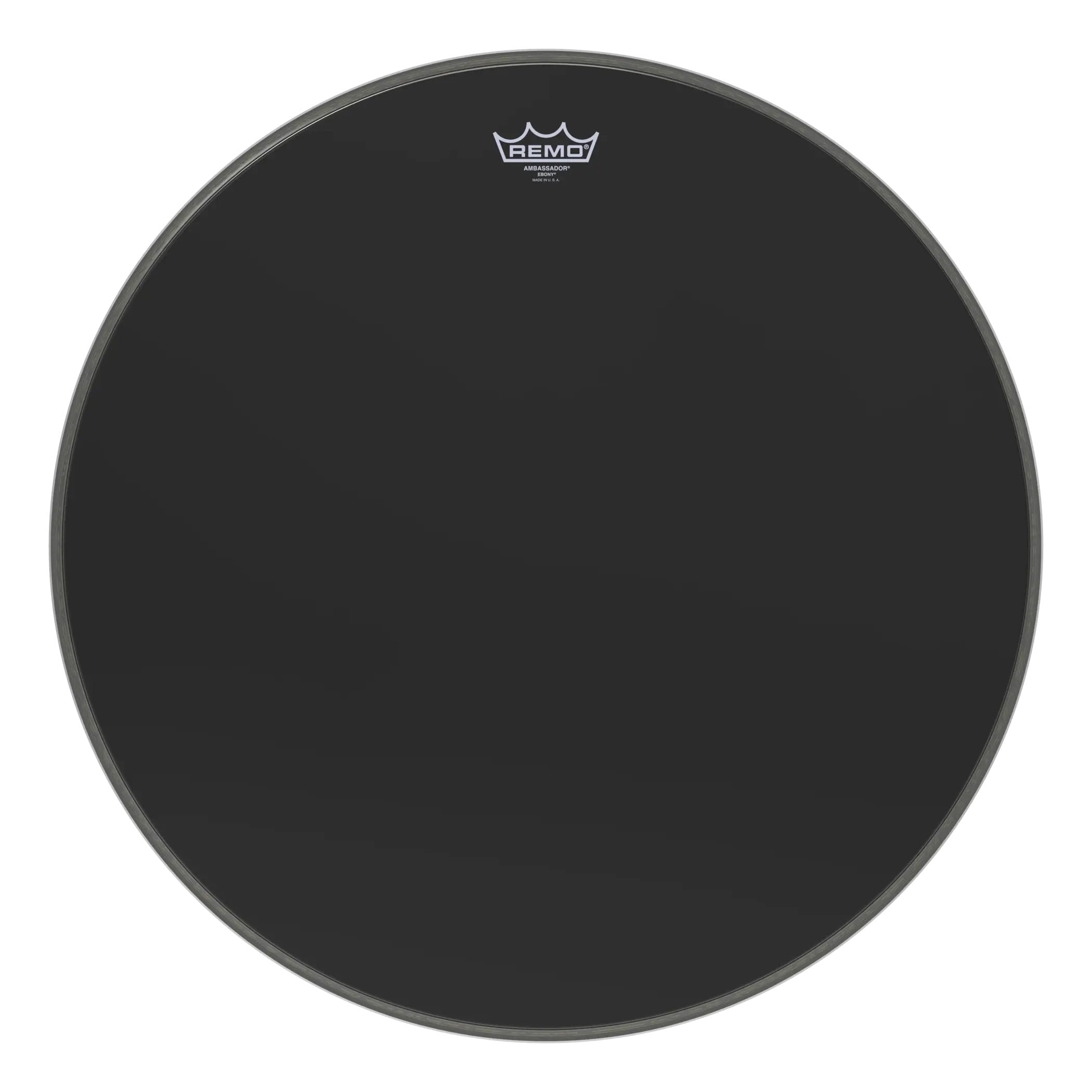 Remo Ambassador Ebony Bass Drumhead - 24"