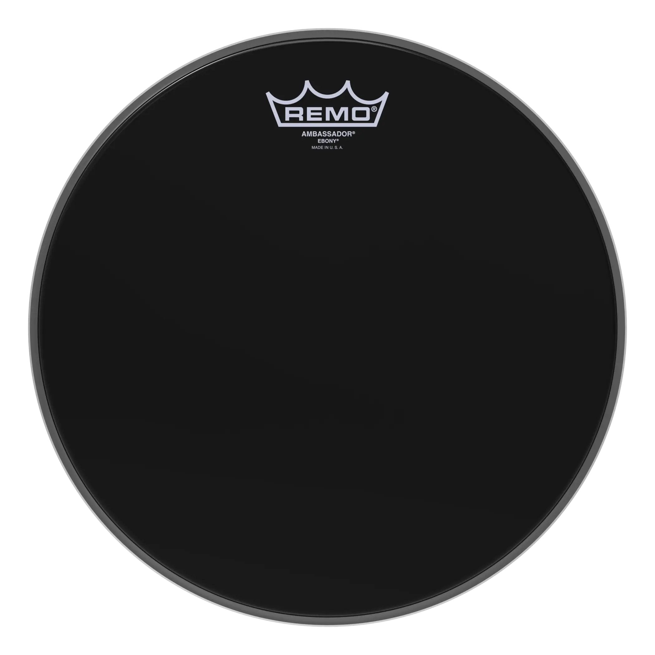 Remo Ambassador Ebony Drumhead - 12"