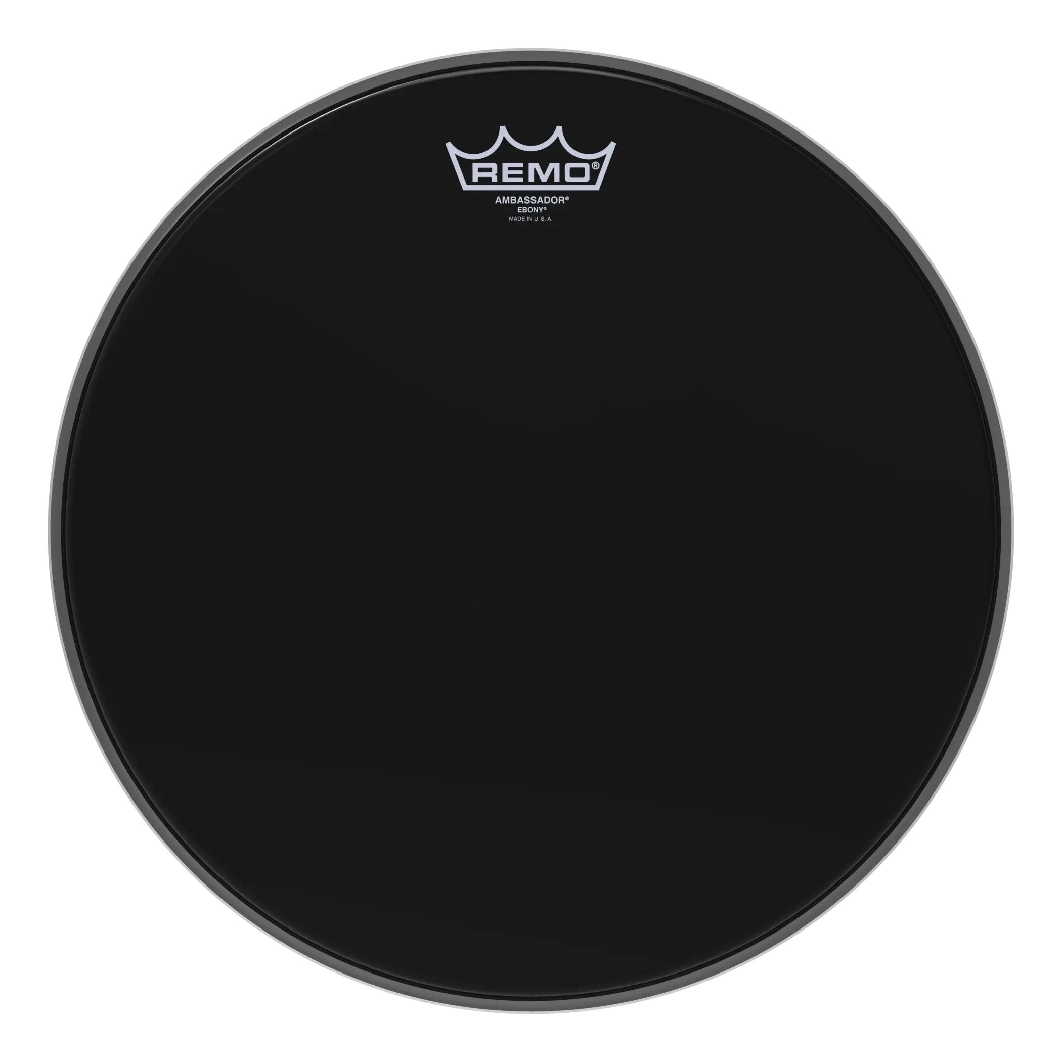 Remo Ambassador Ebony Drumhead - 14"