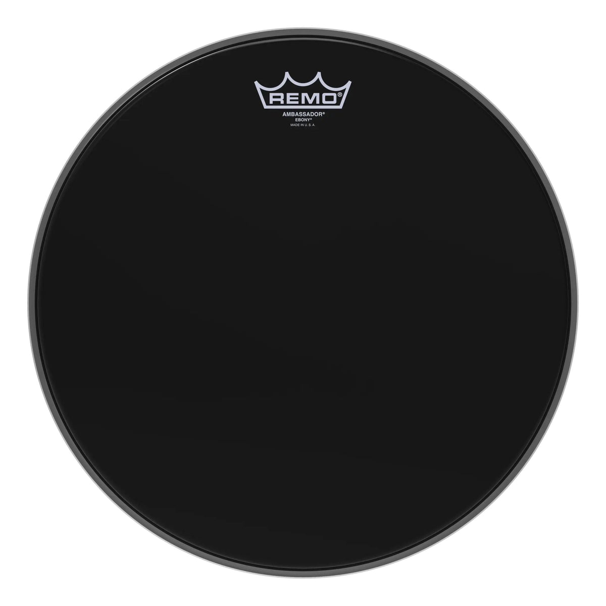 Remo Ambassador Ebony Drumhead - 14"