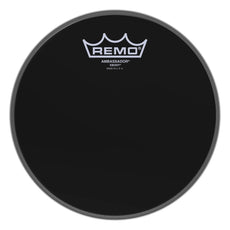 Remo Ambassador Ebony Drumhead - 8"