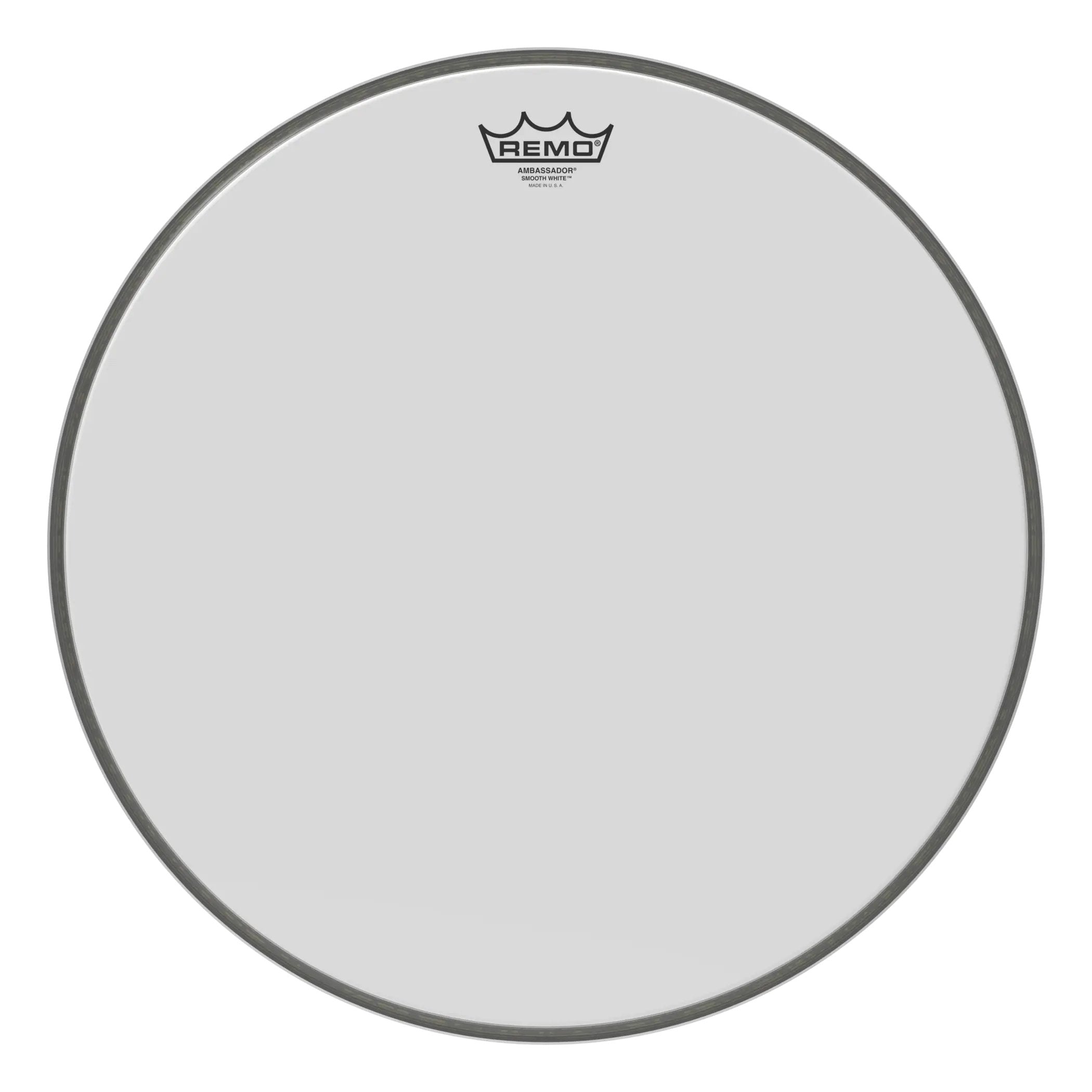 Remo Ambassador Smooth White Bass Drumhead - 18"