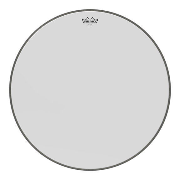 30" Remo Ambassador Smooth White Concert Bass Drum Head