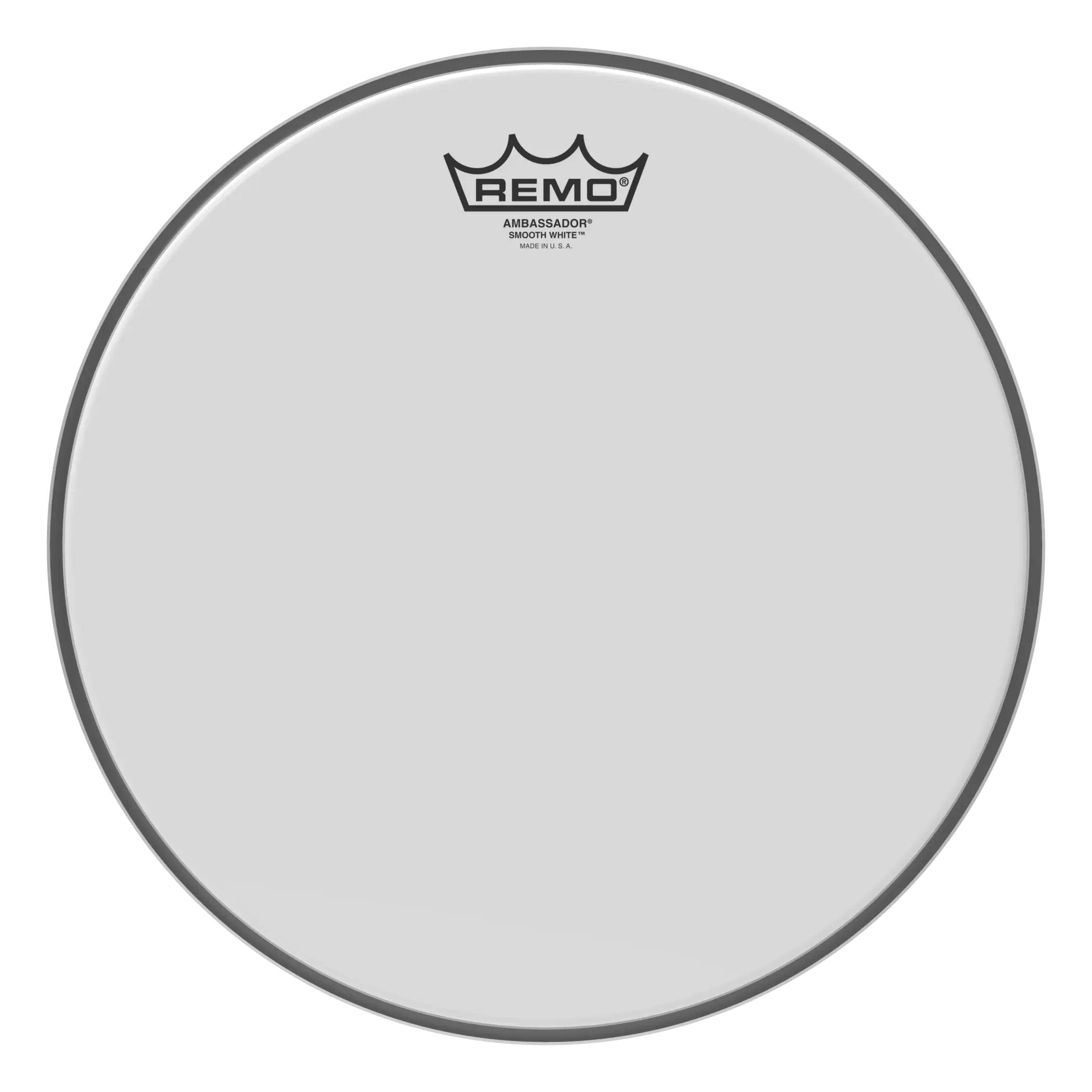 Remo Ambassador Smooth White Drumhead - 12"