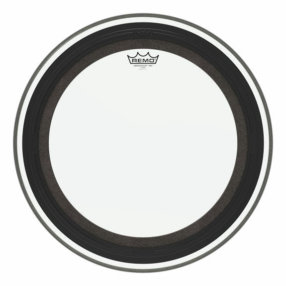 18" Remo Ambassador SMT Clear Bass Drumhead with Clear Dot (Tom Hoop)