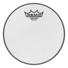 Remo Ambassador White Suede Drumhead - 8"