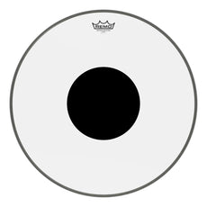Remo Controlled Sound Clear Bass Drumhead - Top Black Dot - 20"