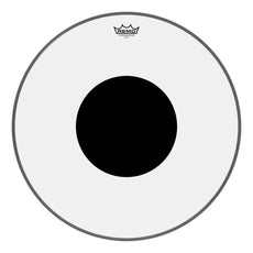 Remo Controlled Sound Clear Bass Drumhead - Top Black Dot - 22"