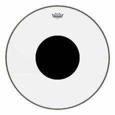 30" Remo Controlled Sound Clear Top Black Dot Bass Drum Head
