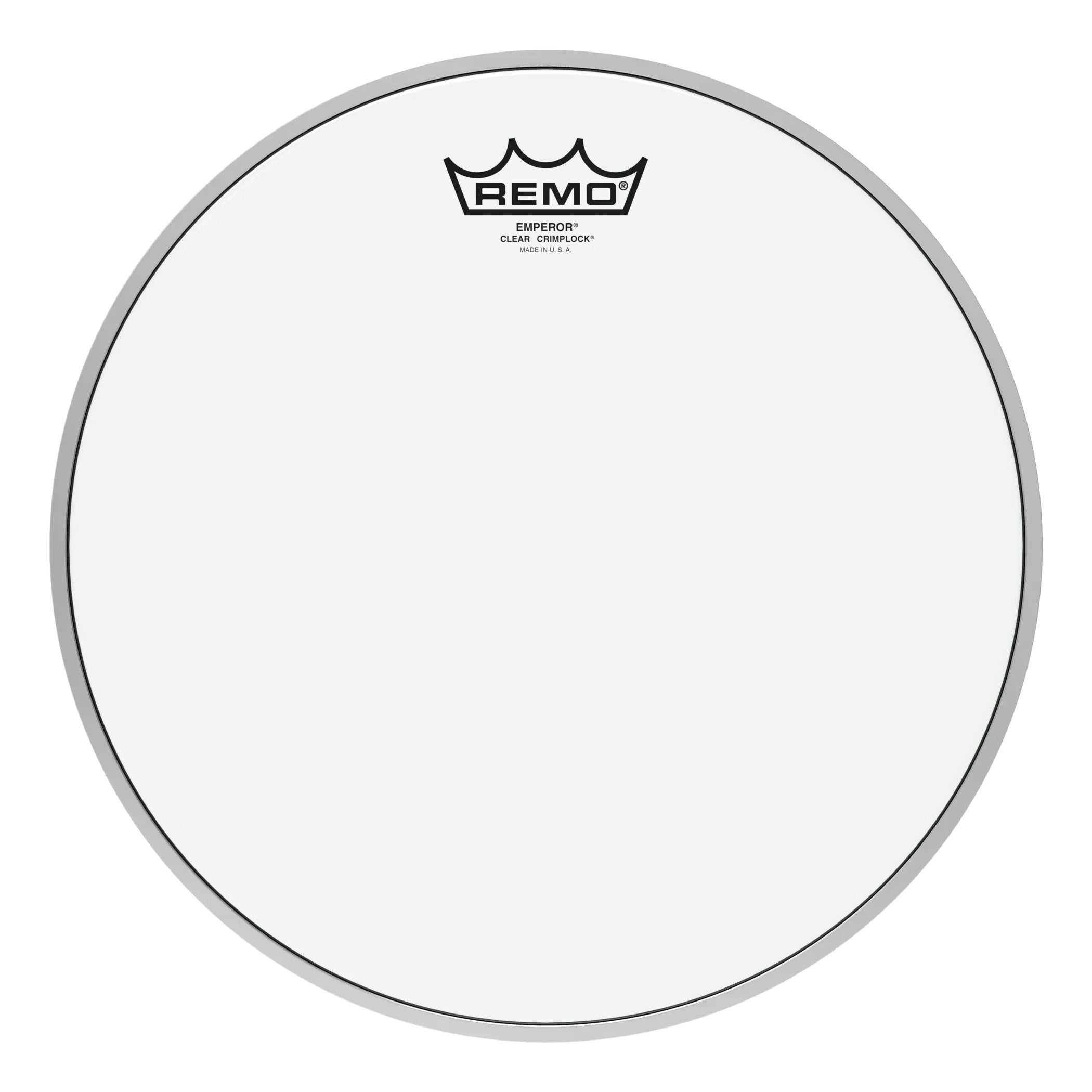 Remo Emperor Clear Crimplock Marching Tenor Drumhead - 12"