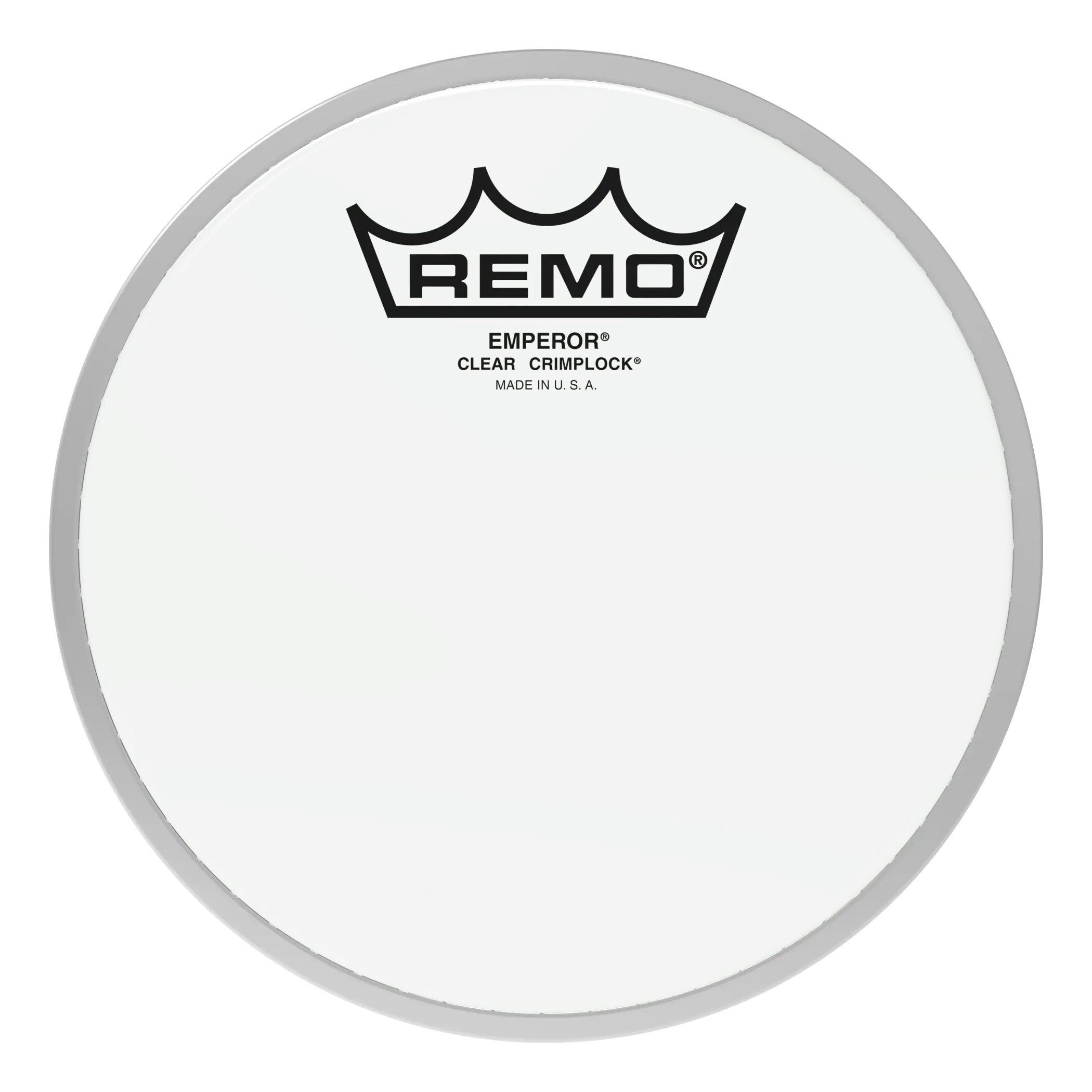 Remo Emperor Clear Crimplock Marching Tenor Drumhead - 6"