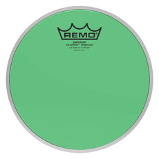 Remo Emperor Colortone Green Crimplock Marching Tenor Drumhead - 8"