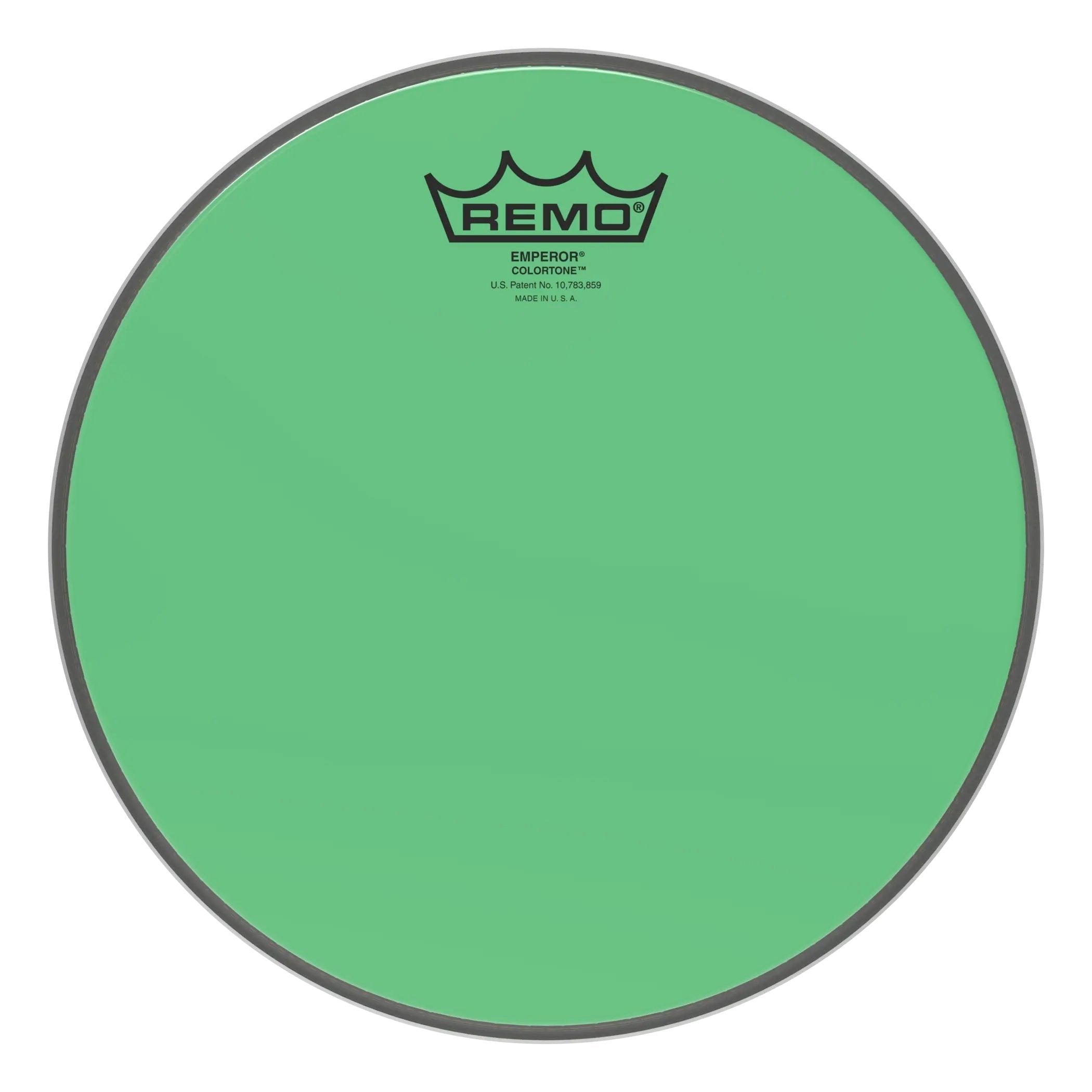 Remo Emperor Colortone Green Drumhead - 10"