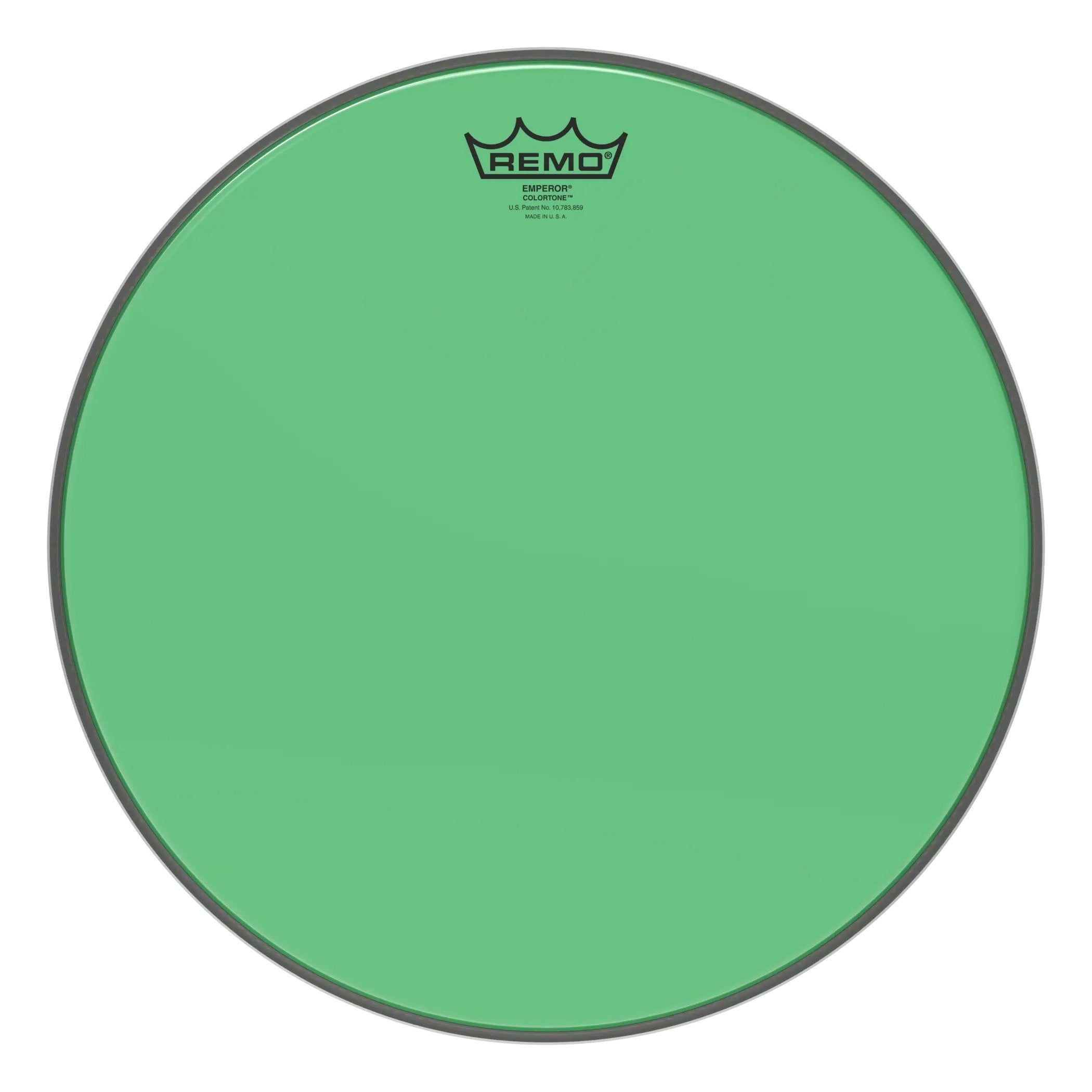 Remo Emperor Colortone Green Drumhead - 15"