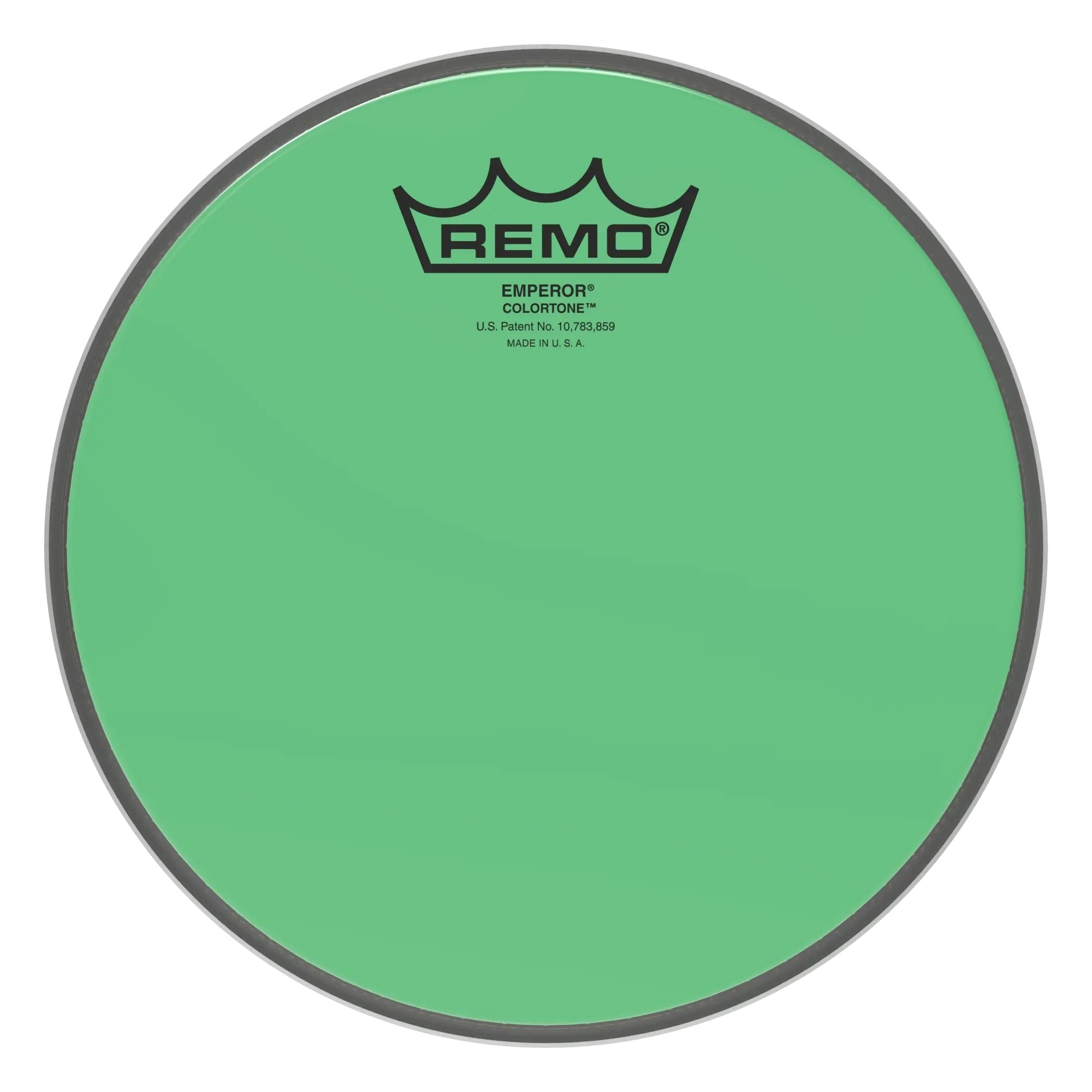 Remo Emperor Colortone Green Drumhead - 8"