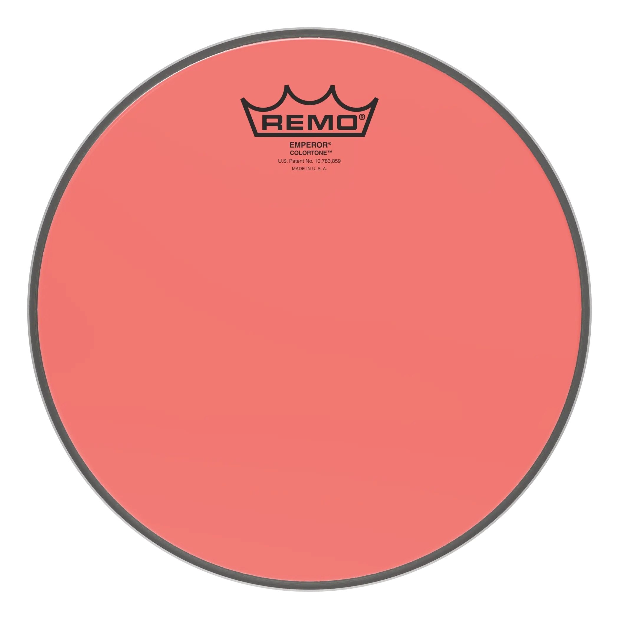 Remo Emperor Colortone Red Drumhead - 10"