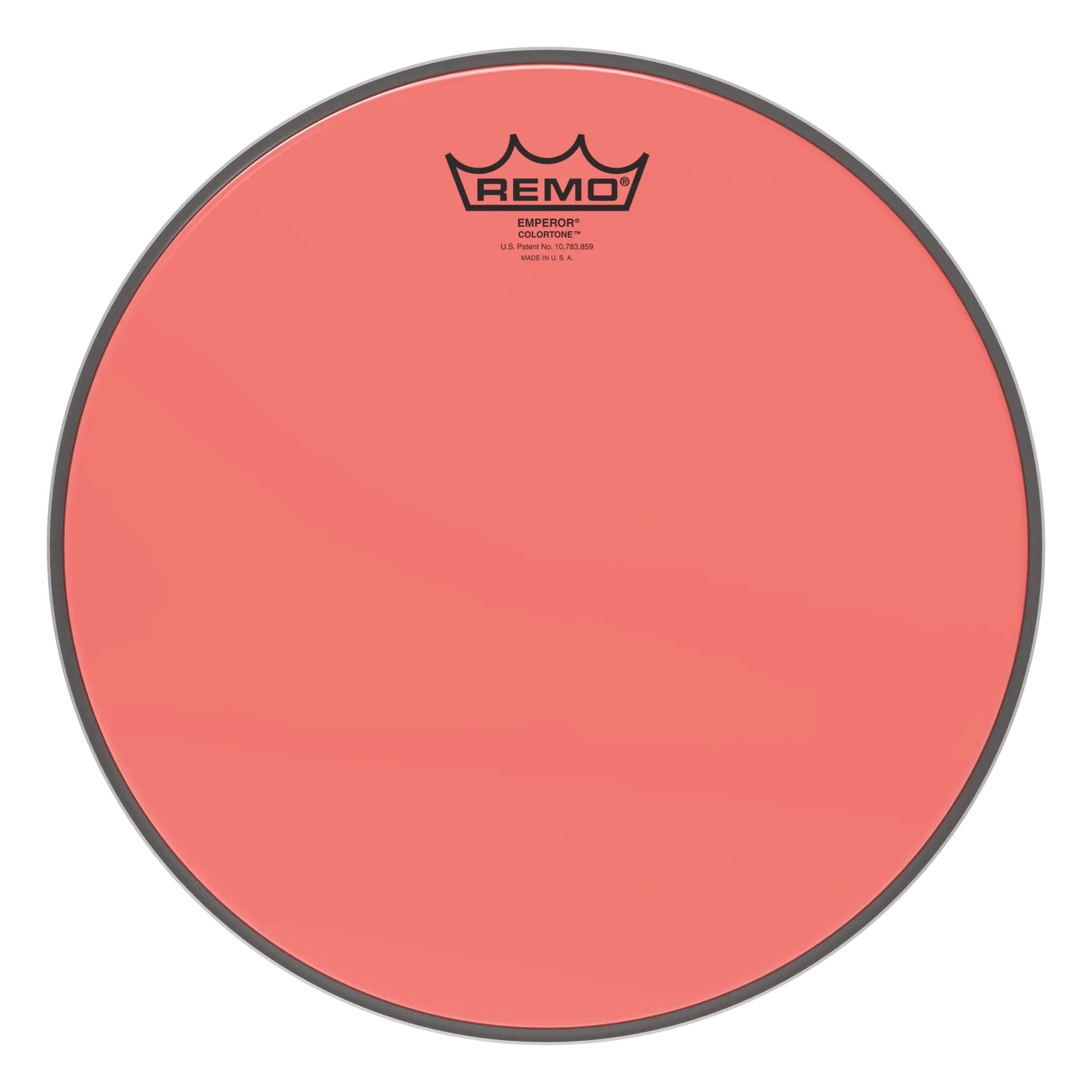Remo Emperor Colortone Red Drumhead - 12"