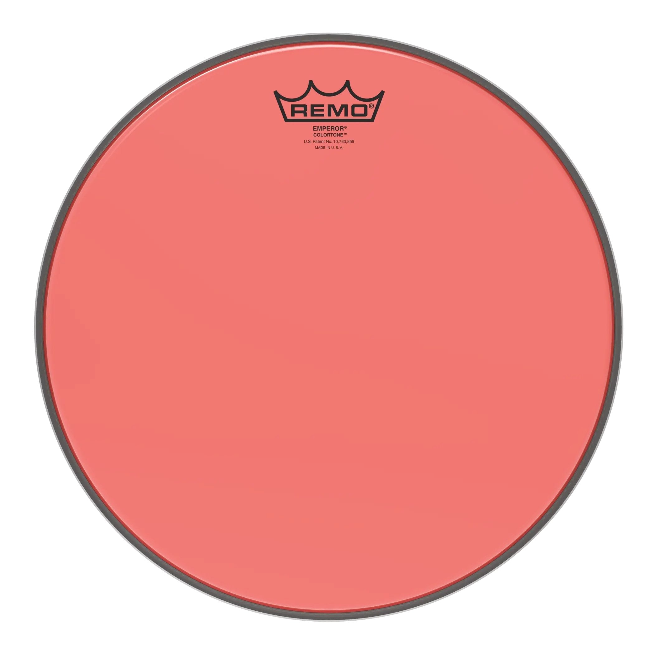 Remo Emperor Colortone Red Drumhead - 13"