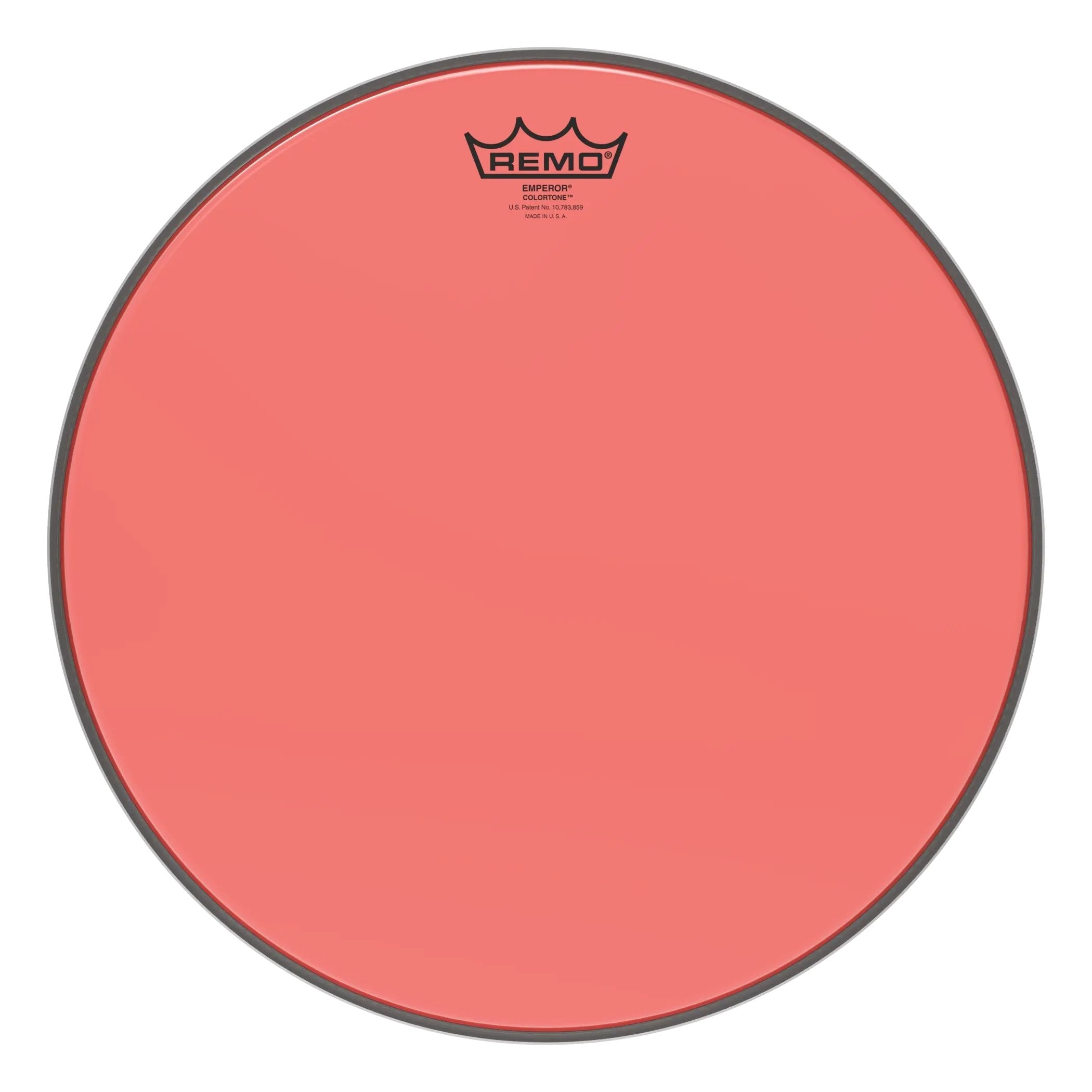 Remo Emperor Colortone Red Drumhead - 15"