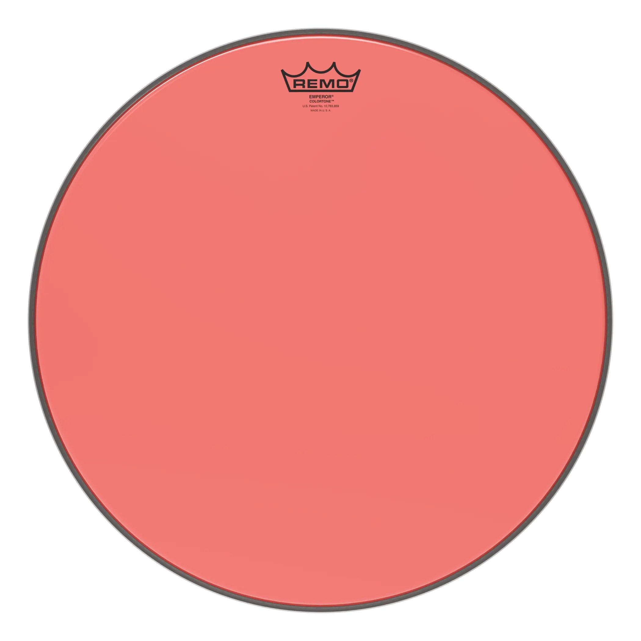 Remo Emperor Colortone Red Drumhead - 18"