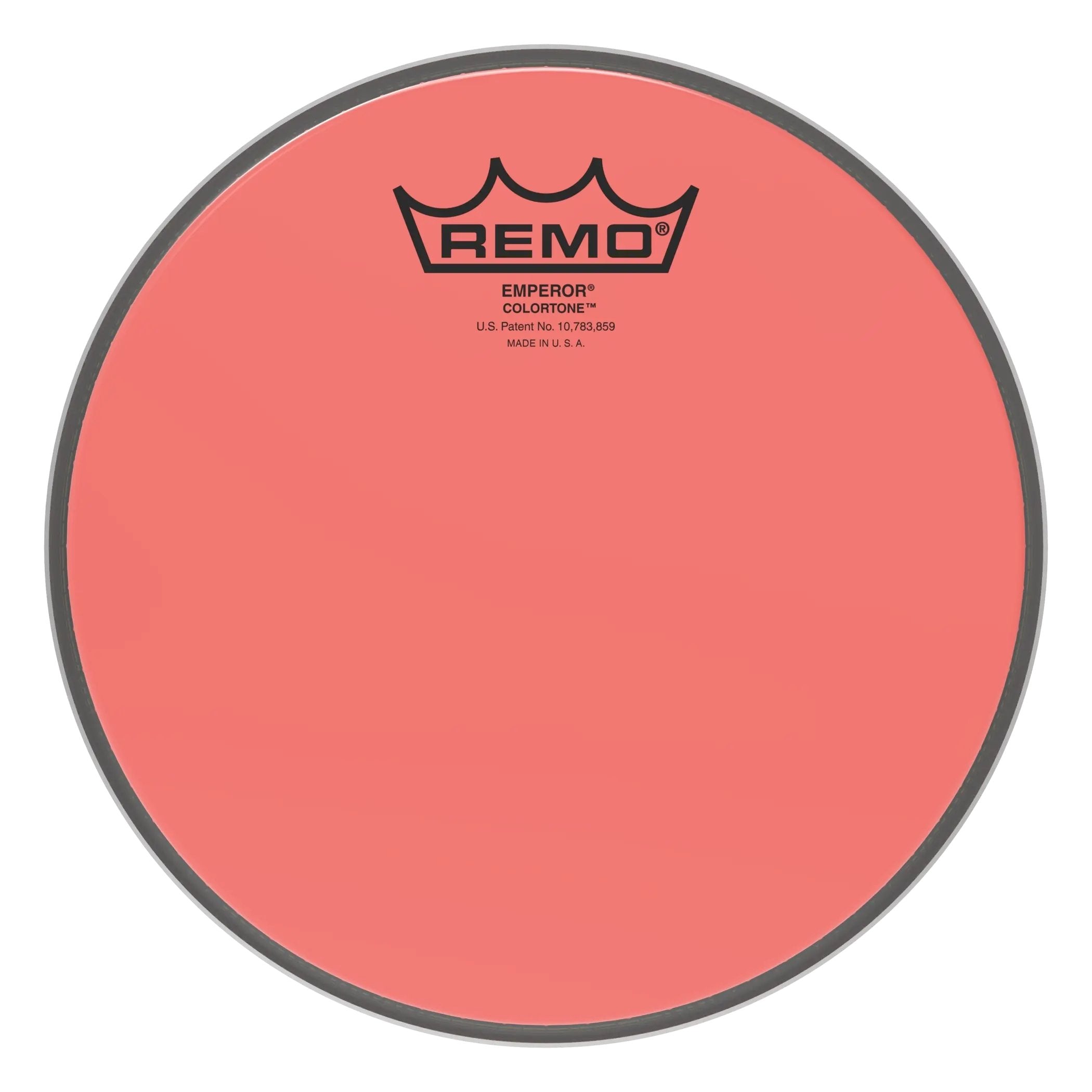 Remo Emperor Colortone Red Drumhead - 8"